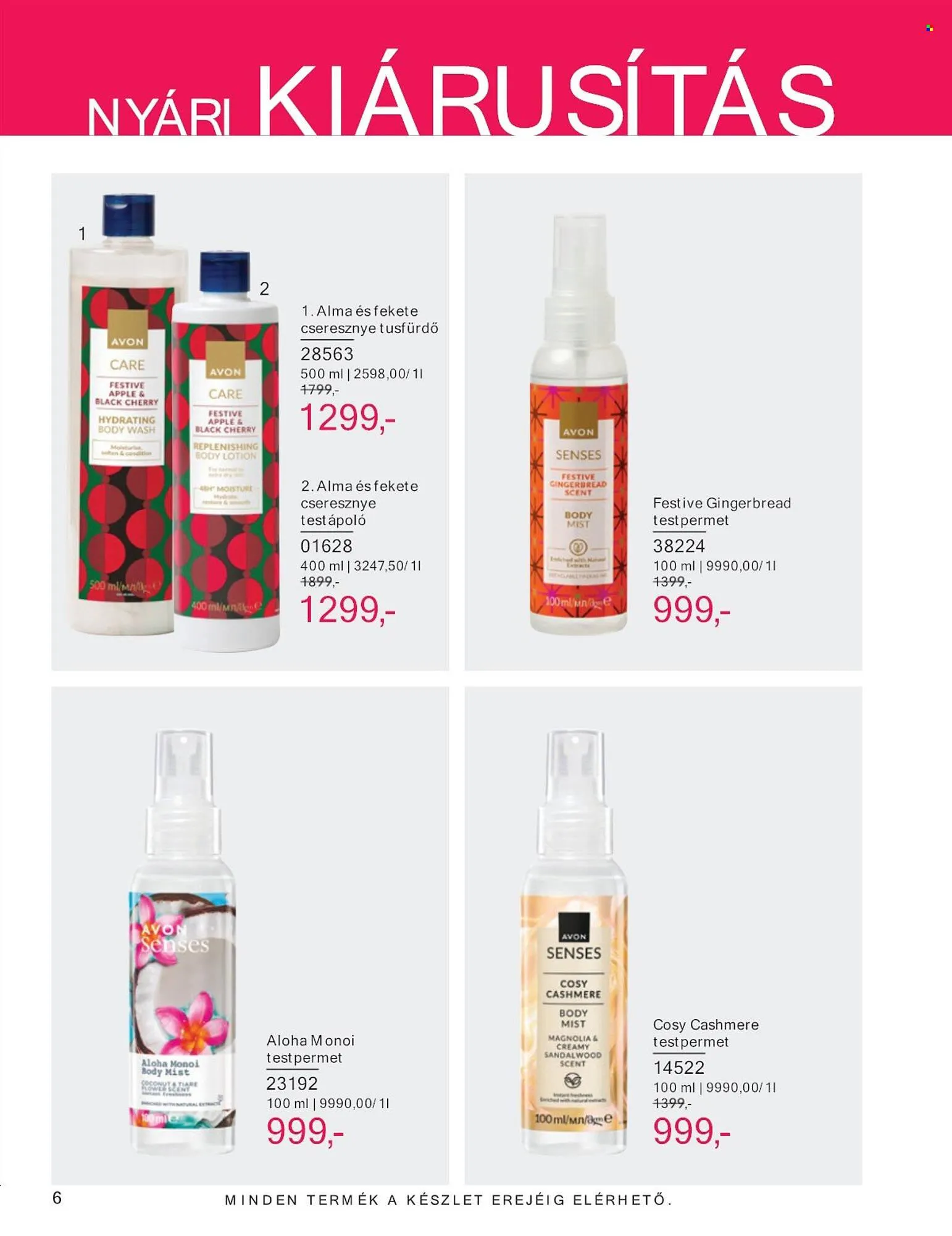 Katalógus AVON akciós újság június 1.-tól június 30.-ig 2025. - Oldal 6