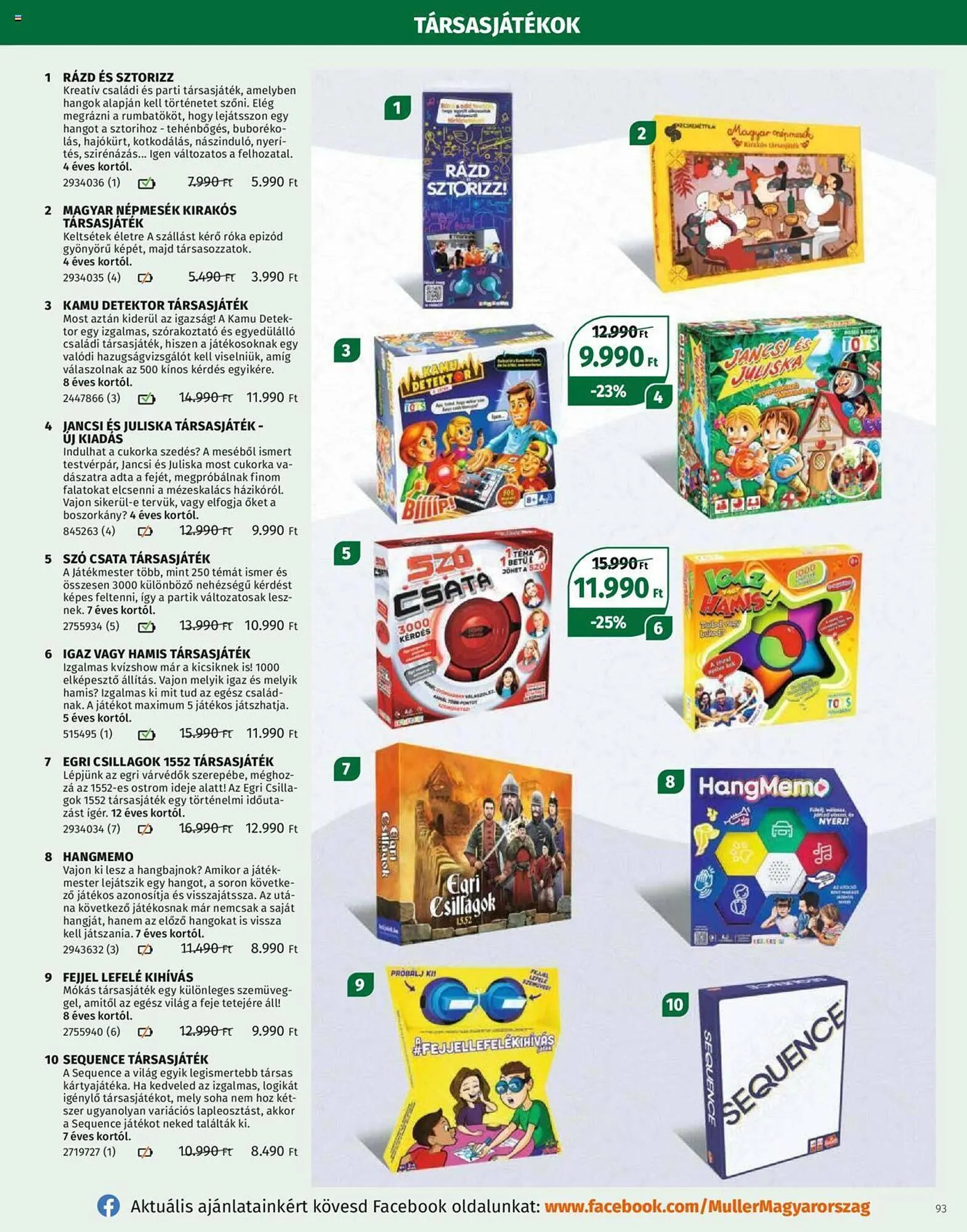 Katalógus Müller akciós újság október 30.-tól december 31.-ig 2023. - Oldal 93