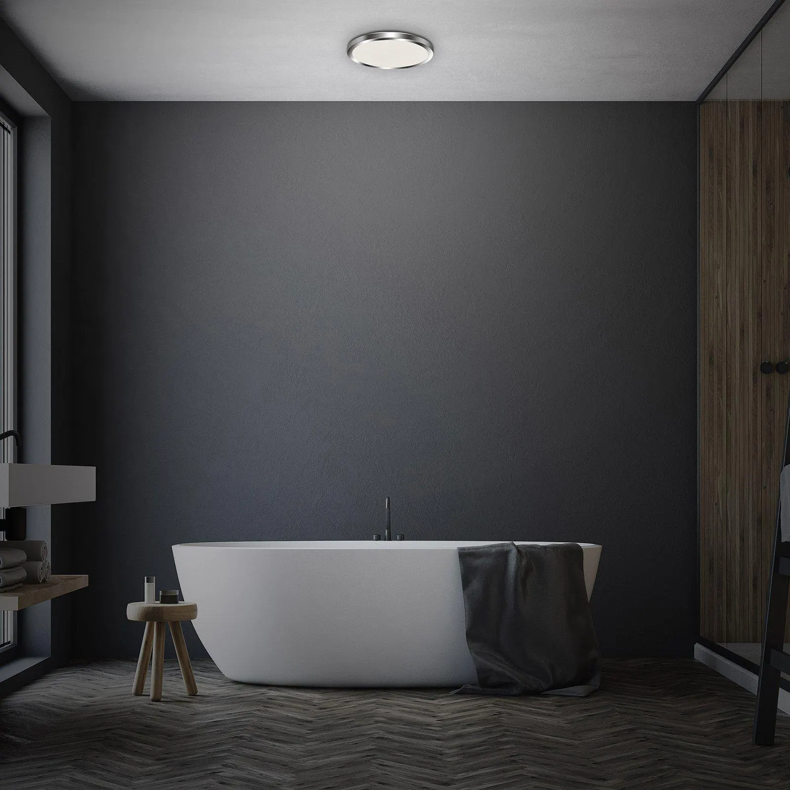 Bano Splash LED mennyezeti lámpa IP44 króm 4000K