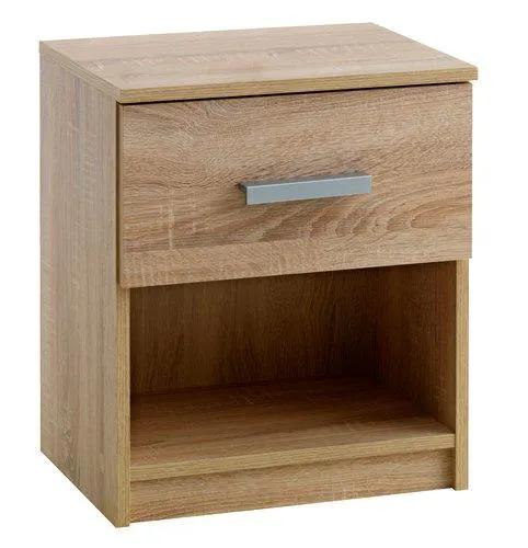 Éjjeliszekrény TAPDRUP 1 fiókos tölgy