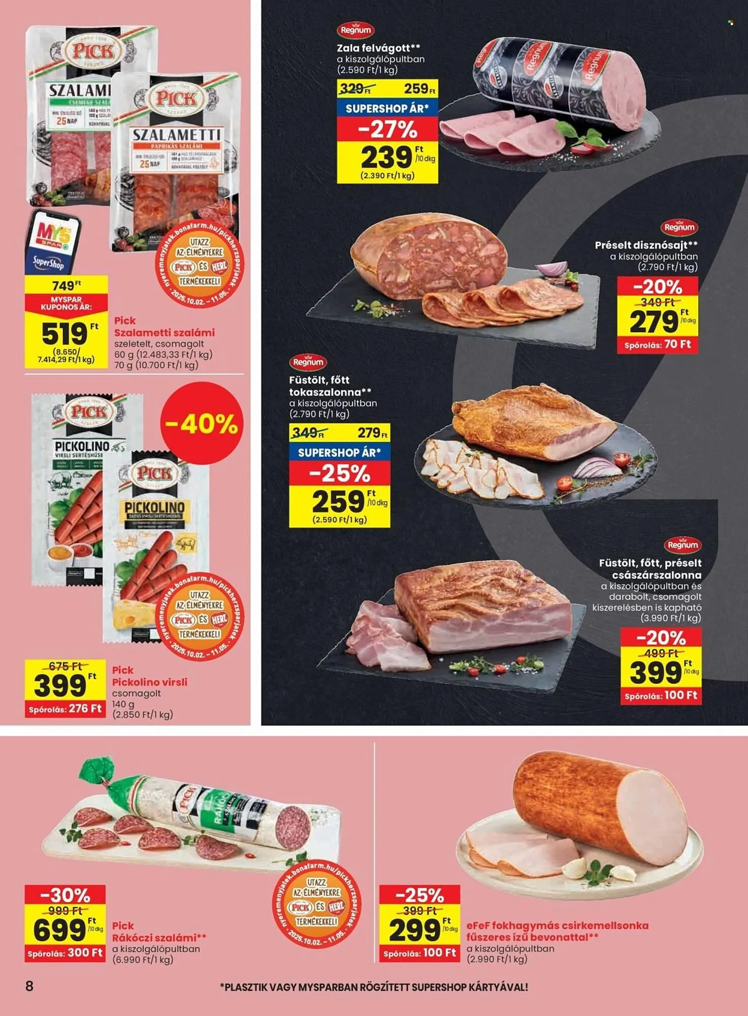 Katalógus Spar akciós újság október 9.-tól október 15.-ig 2025. - Oldal 8