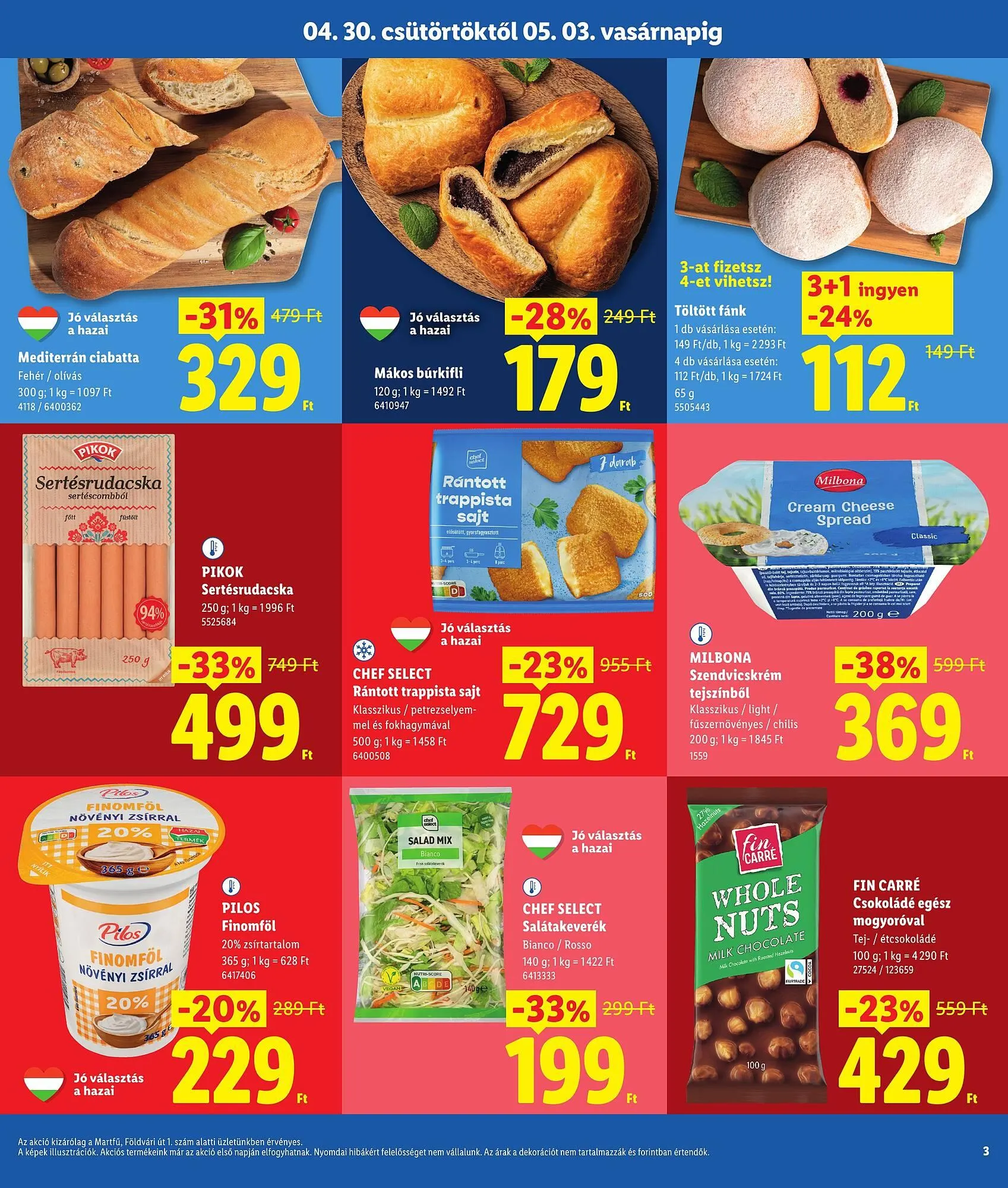 Katalógus Lidl akciós újság április 30.-tól május 3.-ig 2026. - Oldal 3