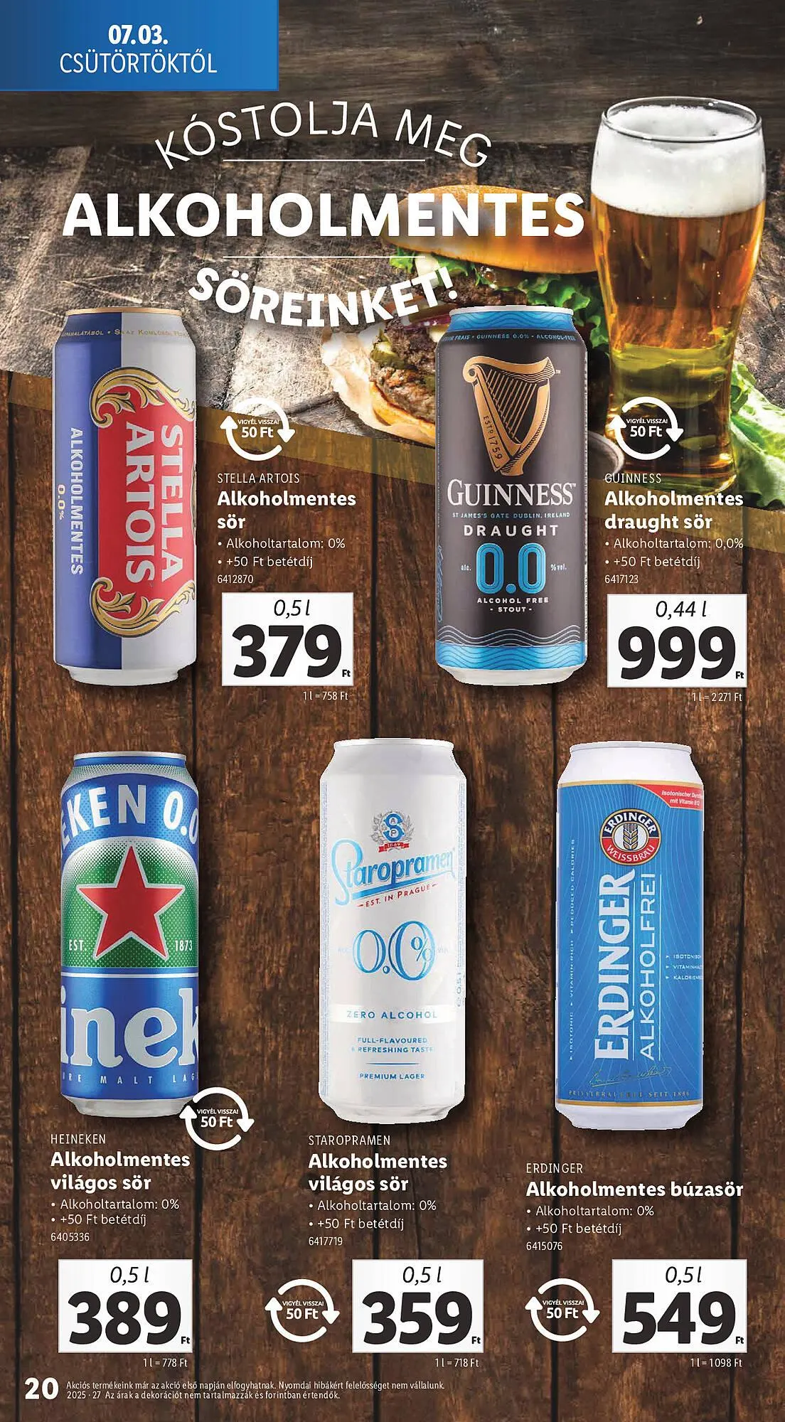 Katalógus Lidl akciós újság július 3.-tól július 9.-ig 2025. - Oldal 20