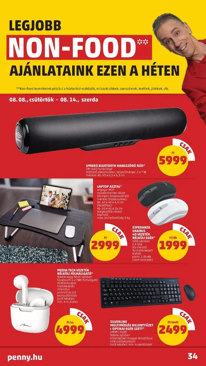 Katalógus Catalog PENNY 32. heti reklámújság augusztus 8.-tól augusztus 14.-ig 2024. - Oldal 38