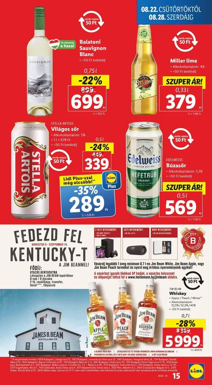 Katalógus Akciós újság – 34. hét augusztus 22.-tól augusztus 28.-ig 2024. - Oldal 15