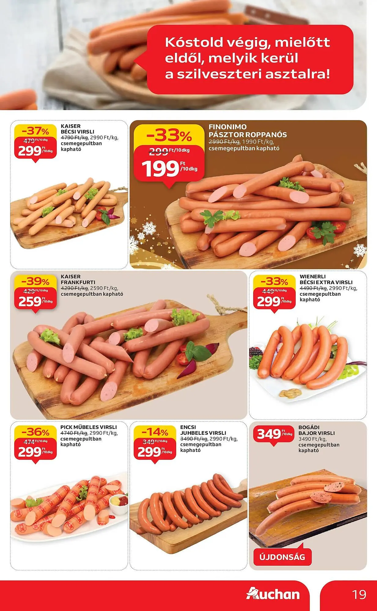 Katalógus Auchan akciós újság december 4.-tól december 10.-ig 2025. - Oldal 19