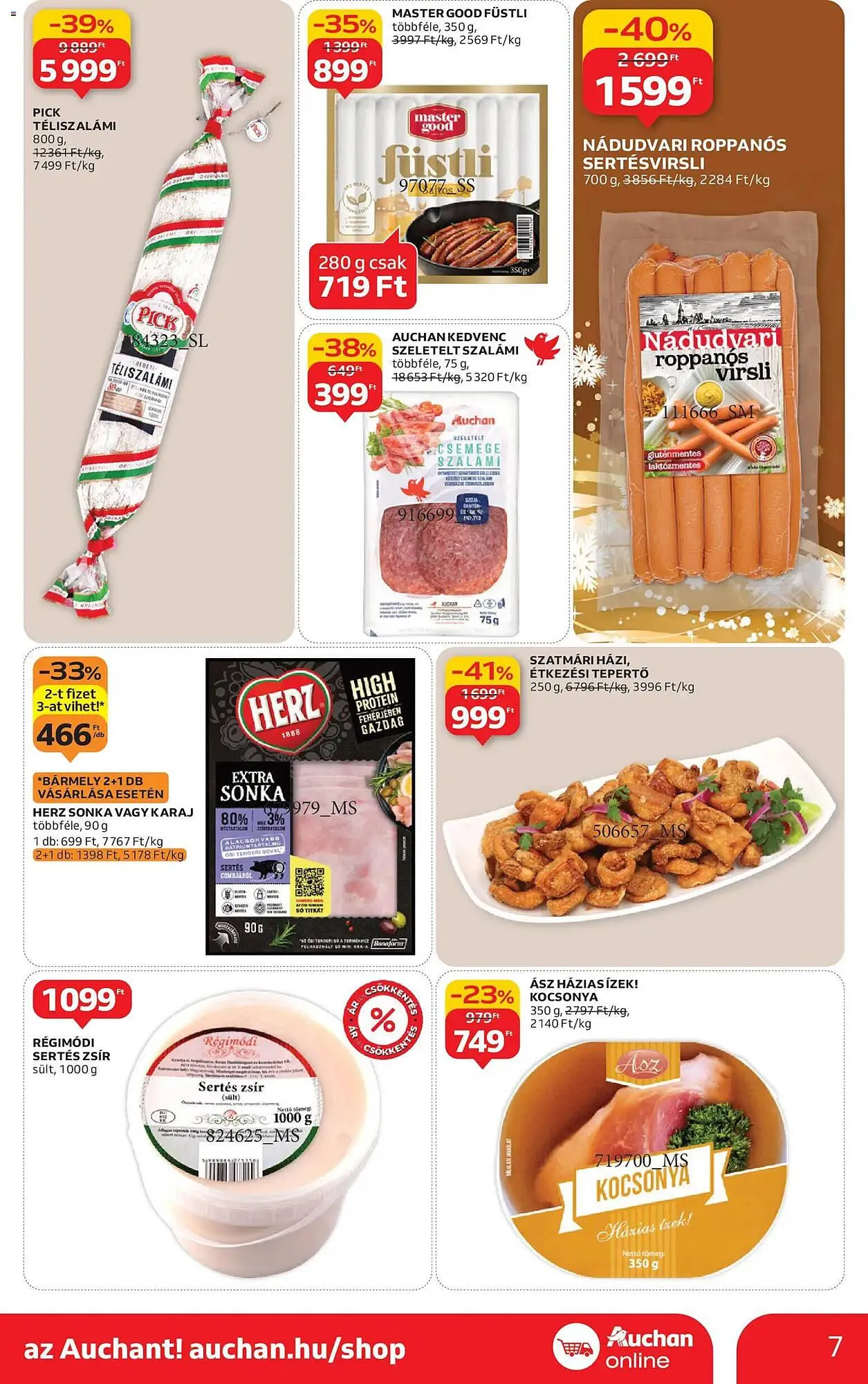Katalógus Auchan akciós újság december 4.-tól december 10.-ig 2025. - Oldal 7