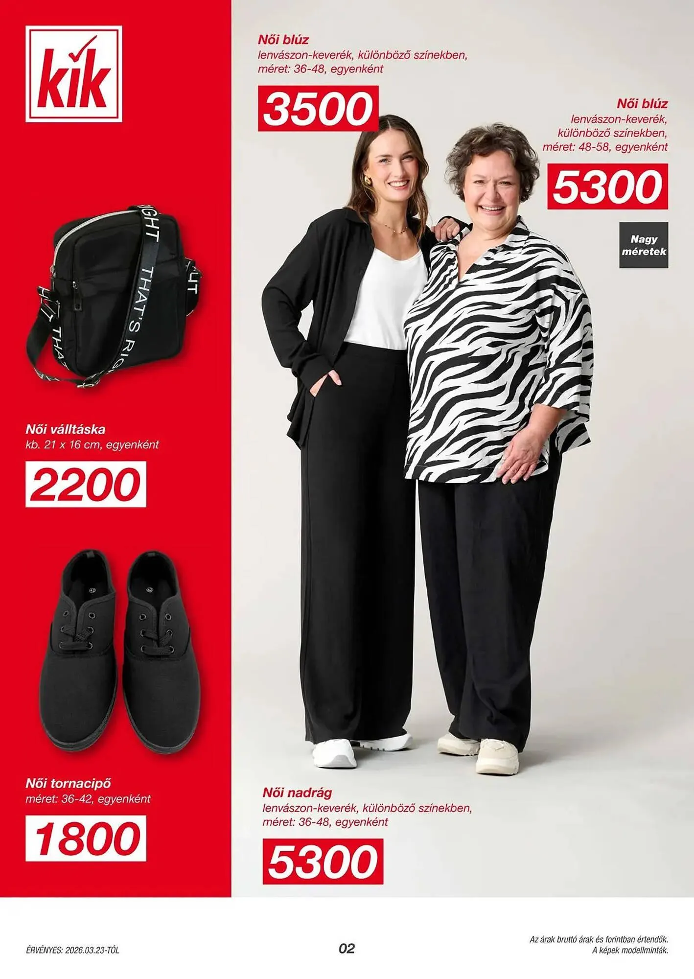 Katalógus Kik akciós újság március 23.-tól április 19.-ig 2026. - Oldal 2