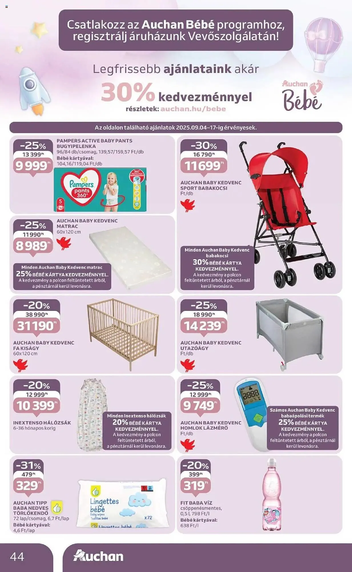 Katalógus Auchan akciós újság szeptember 4.-tól szeptember 10.-ig 2025. - Oldal 44