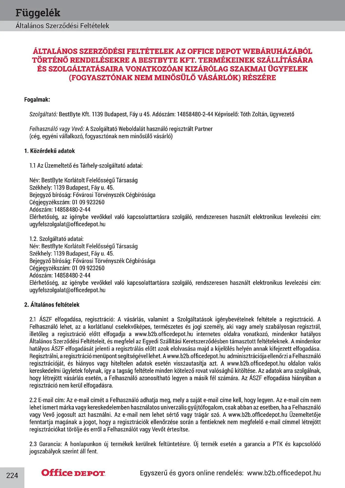Katalógus Office Depot akciós újság május 9.-tól december 31.-ig 2026. - Oldal 224