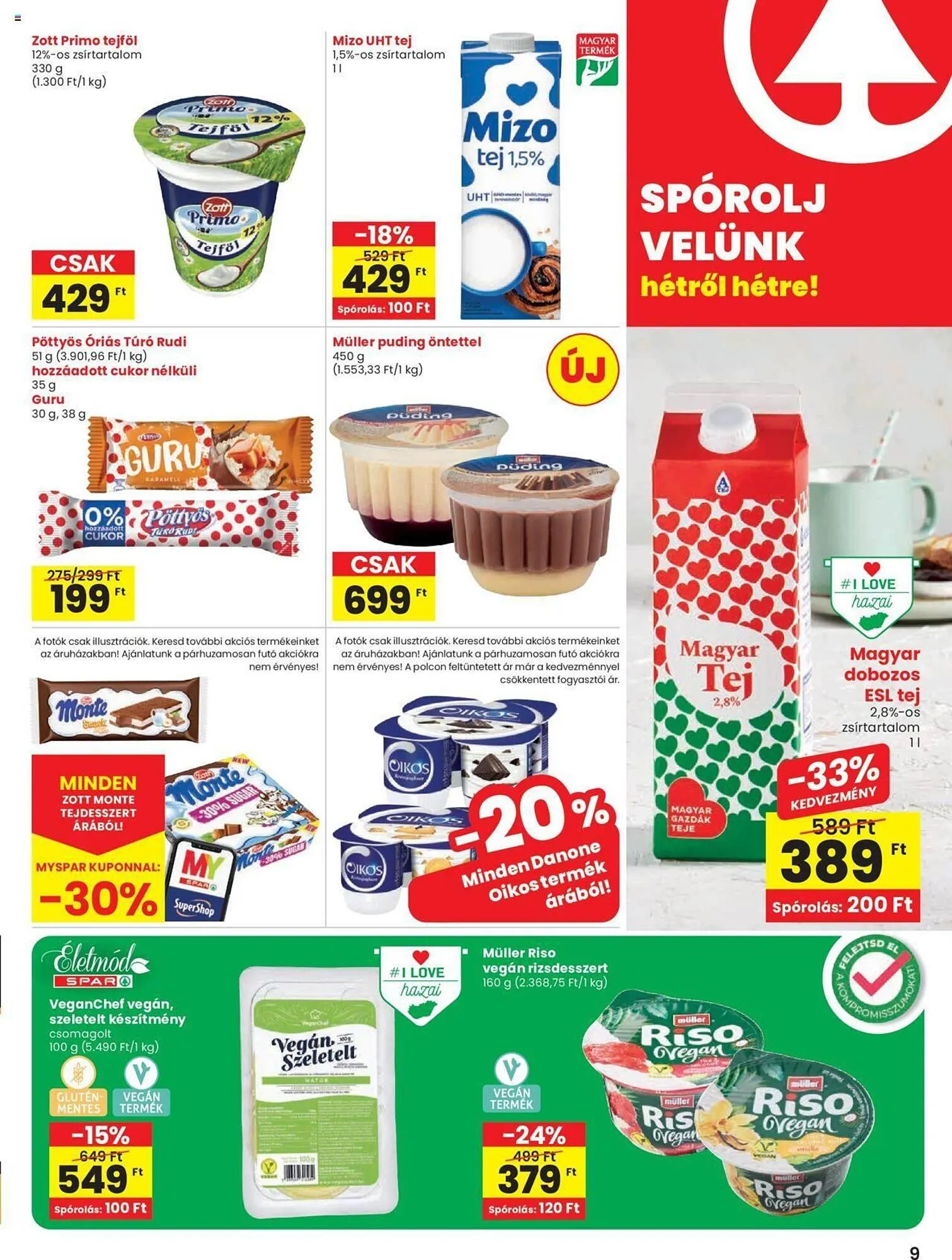 Katalógus Spar akciós újság augusztus 8.-tól augusztus 8.-ig 2024. - Oldal 9