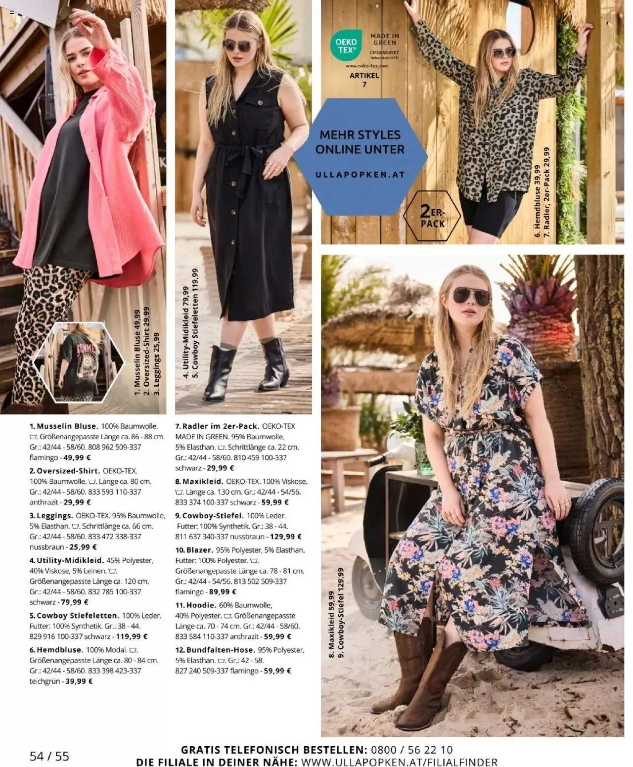 Katalógus Ulla Popken Akciós újság július 1.-tól július 31.-ig 2024. - Oldal 54