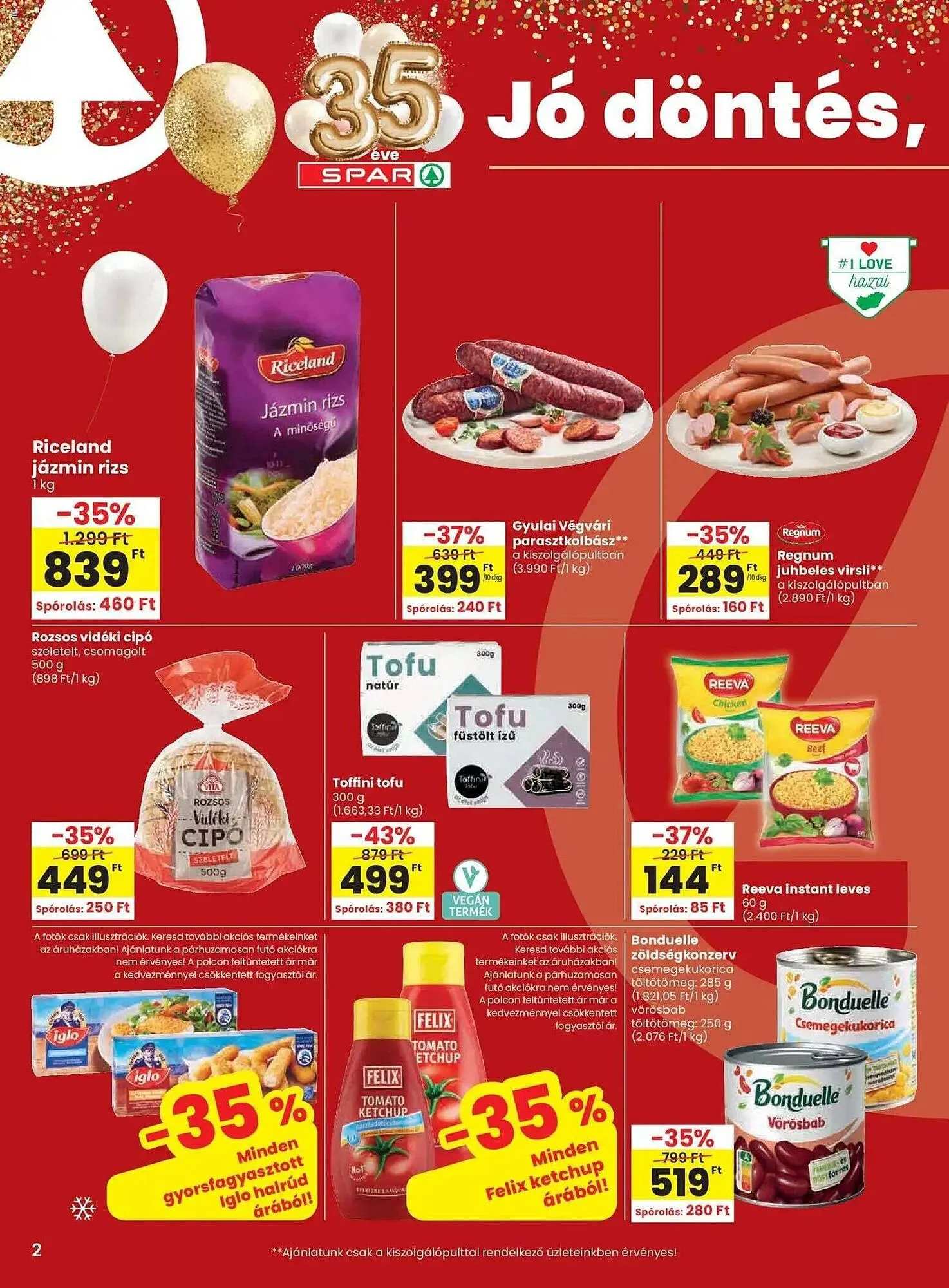 Katalógus Spar akciós újság április 9.-tól április 15.-ig 2026. - Oldal 2