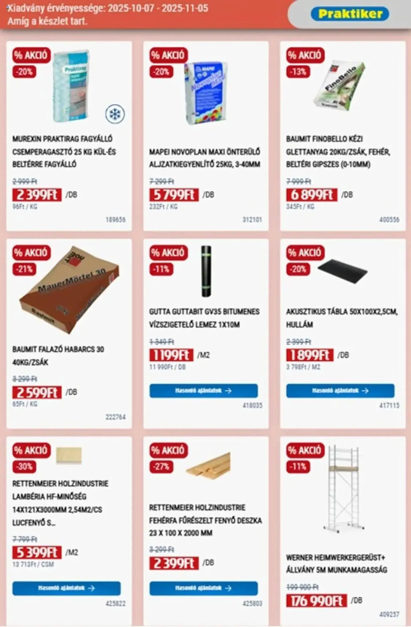 Katalógus Praktiker akciós újság október 7.-tól november 5.-ig 2025. - Oldal 11
