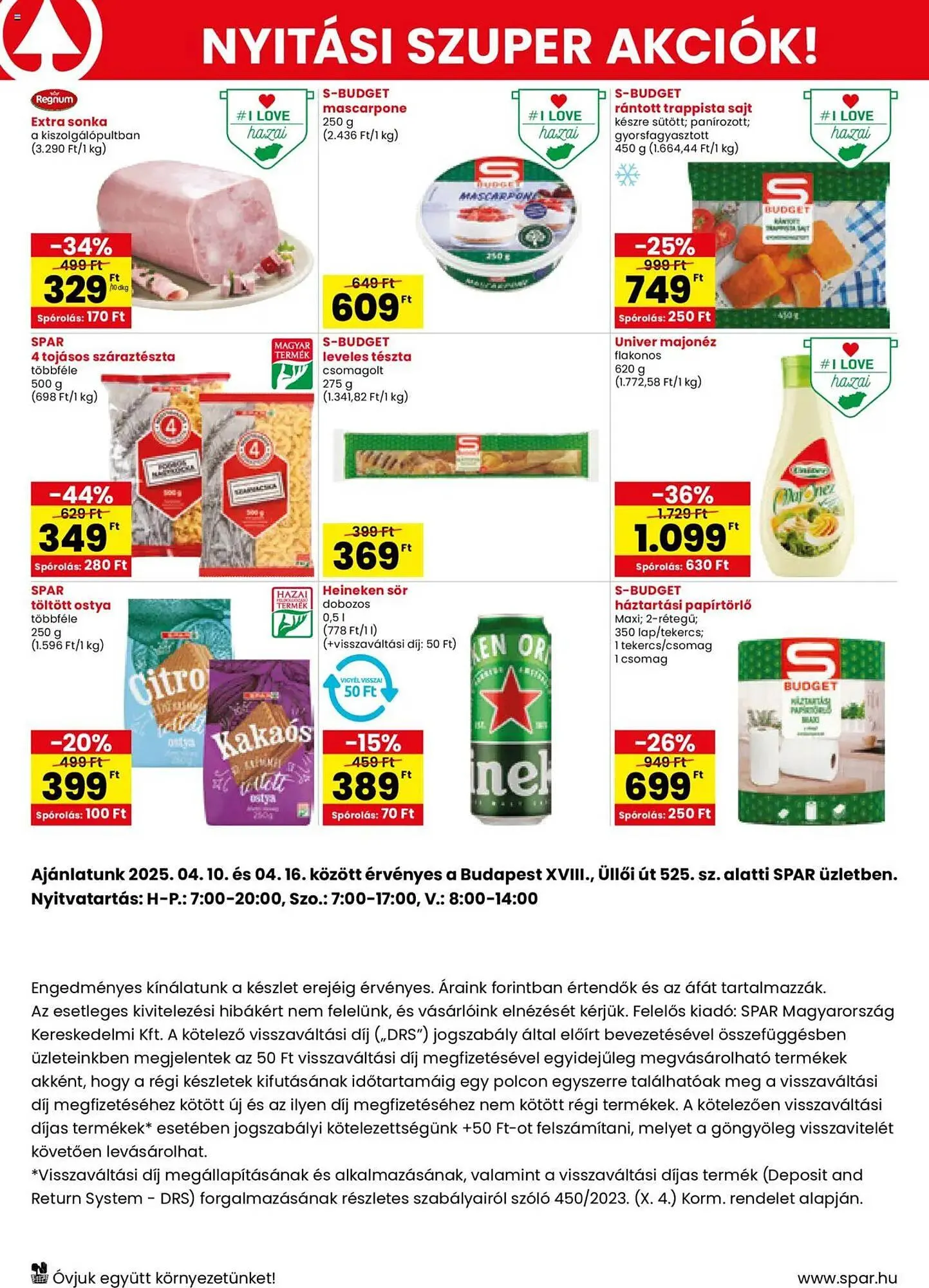 Katalógus Spar akciós újság április 10.-tól április 16.-ig 2025. - Oldal 2