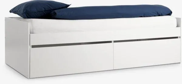 Sänky säilytystilalla TANGBJERG 90/180x200 valkoinen