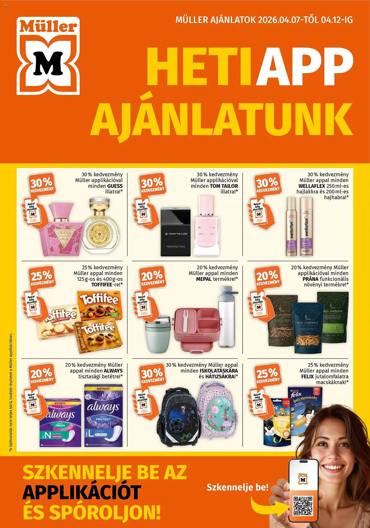 Katalógus Müller akciós újság április 7.-tól április 12.-ig 2026. - Oldal 1