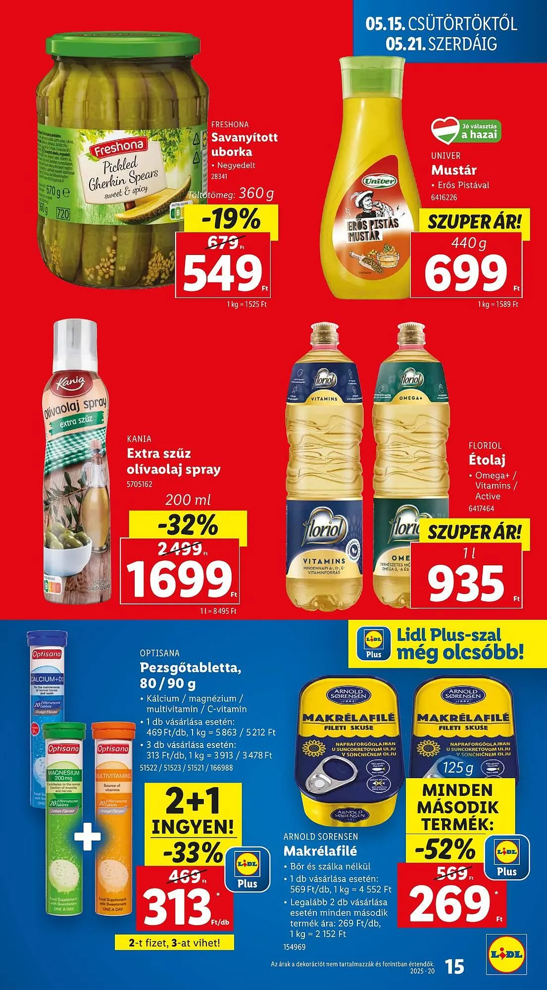 Katalógus Lidl akciós újság május 15.-tól május 21.-ig 2025. - Oldal 15
