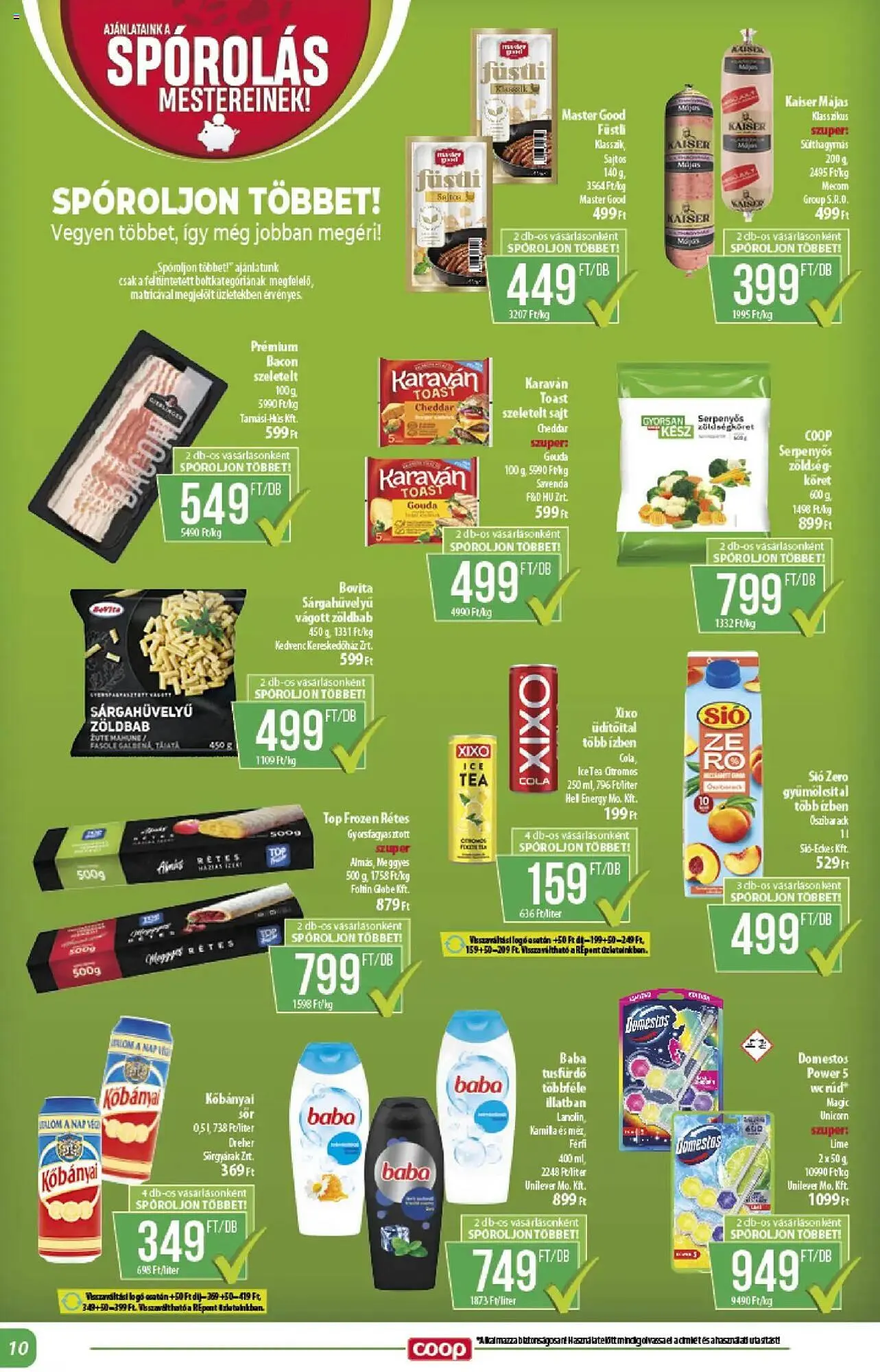Katalógus Coop akciós újság április 24.-tól április 30.-ig 2025. - Oldal 10
