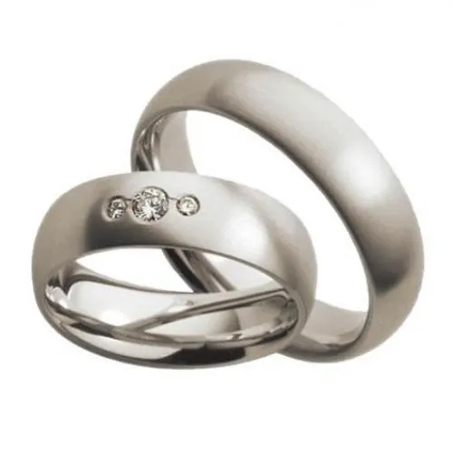 Fehér arany karikagyűrű