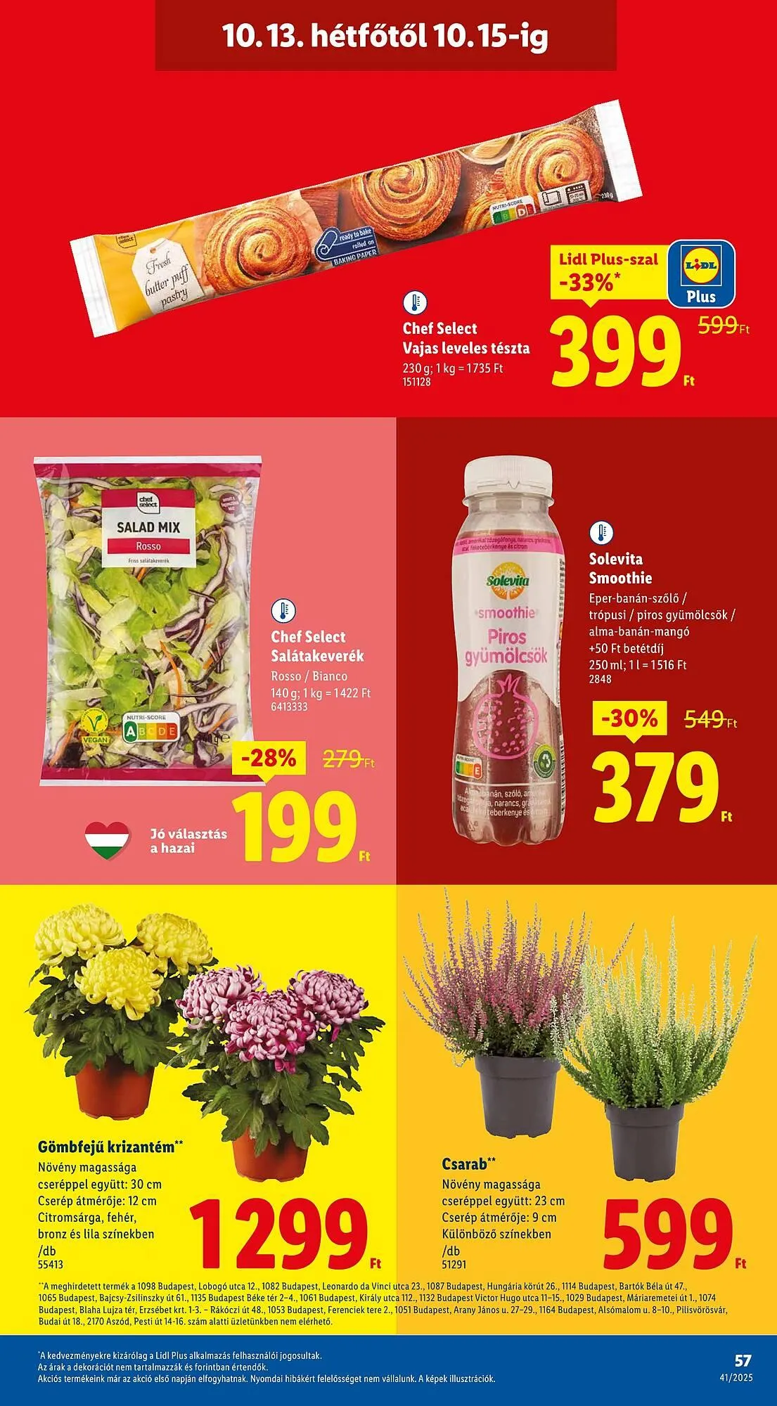 Katalógus Lidl akciós újság október 9.-tól október 15.-ig 2025. - Oldal 57