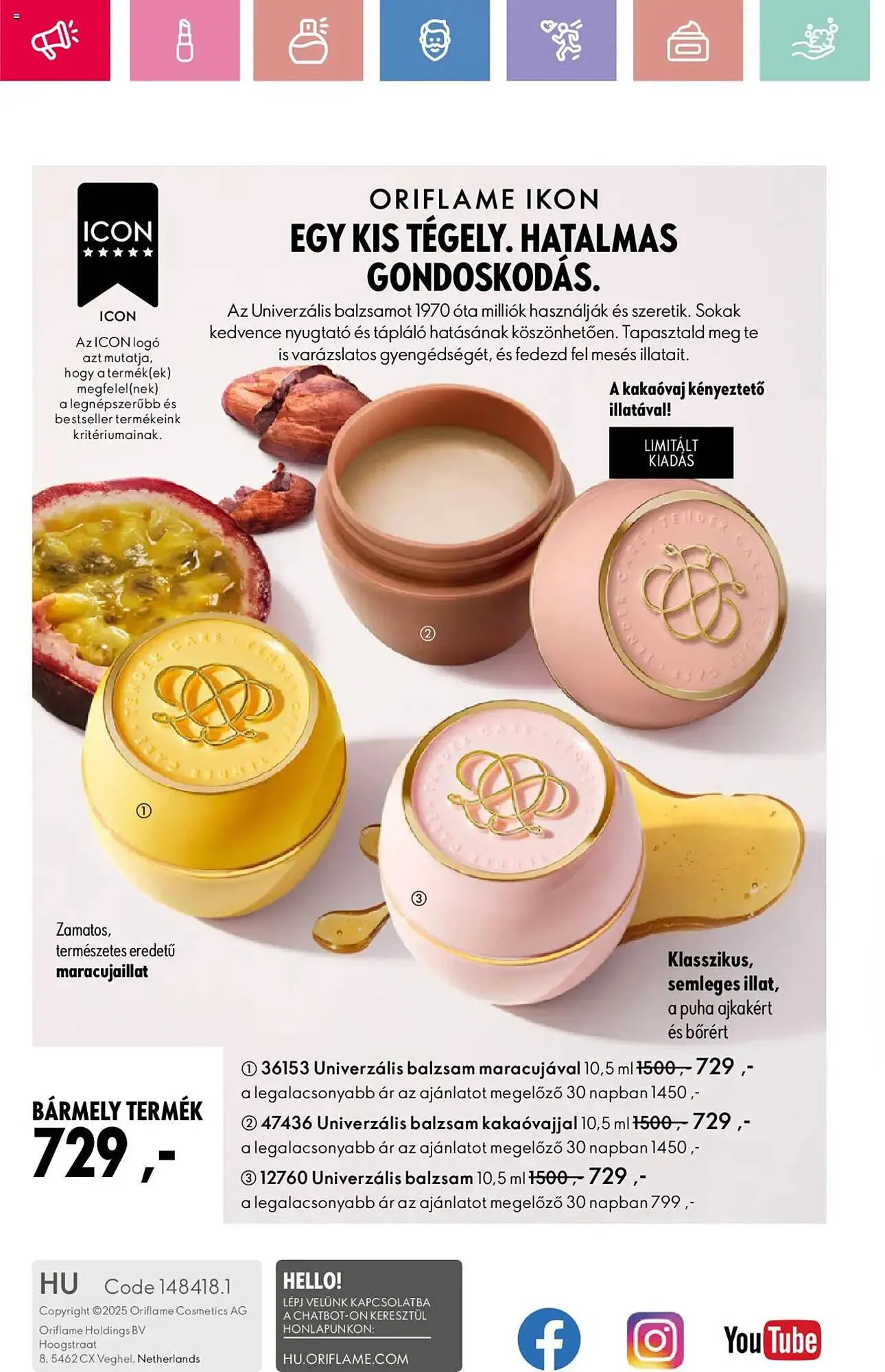 Katalógus Oriflame akciós újság március 23.-tól április 12.-ig 2025. - Oldal 148