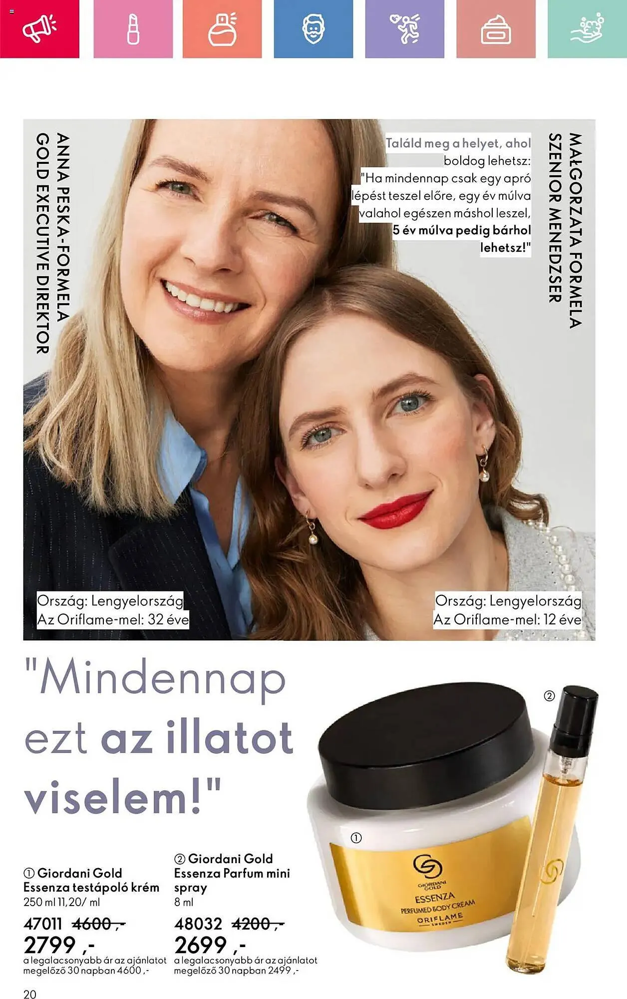 Katalógus Oriflame akciós újság július 27.-tól augusztus 16.-ig 2025. - Oldal 20