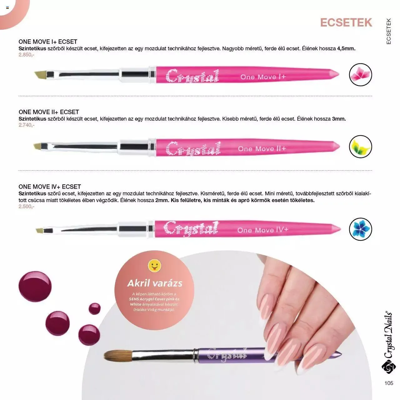 Katalógus Crystal Nails - Nagykatalógus 2023/24 március 6.-tól december 31.-ig 2023. - Oldal 105