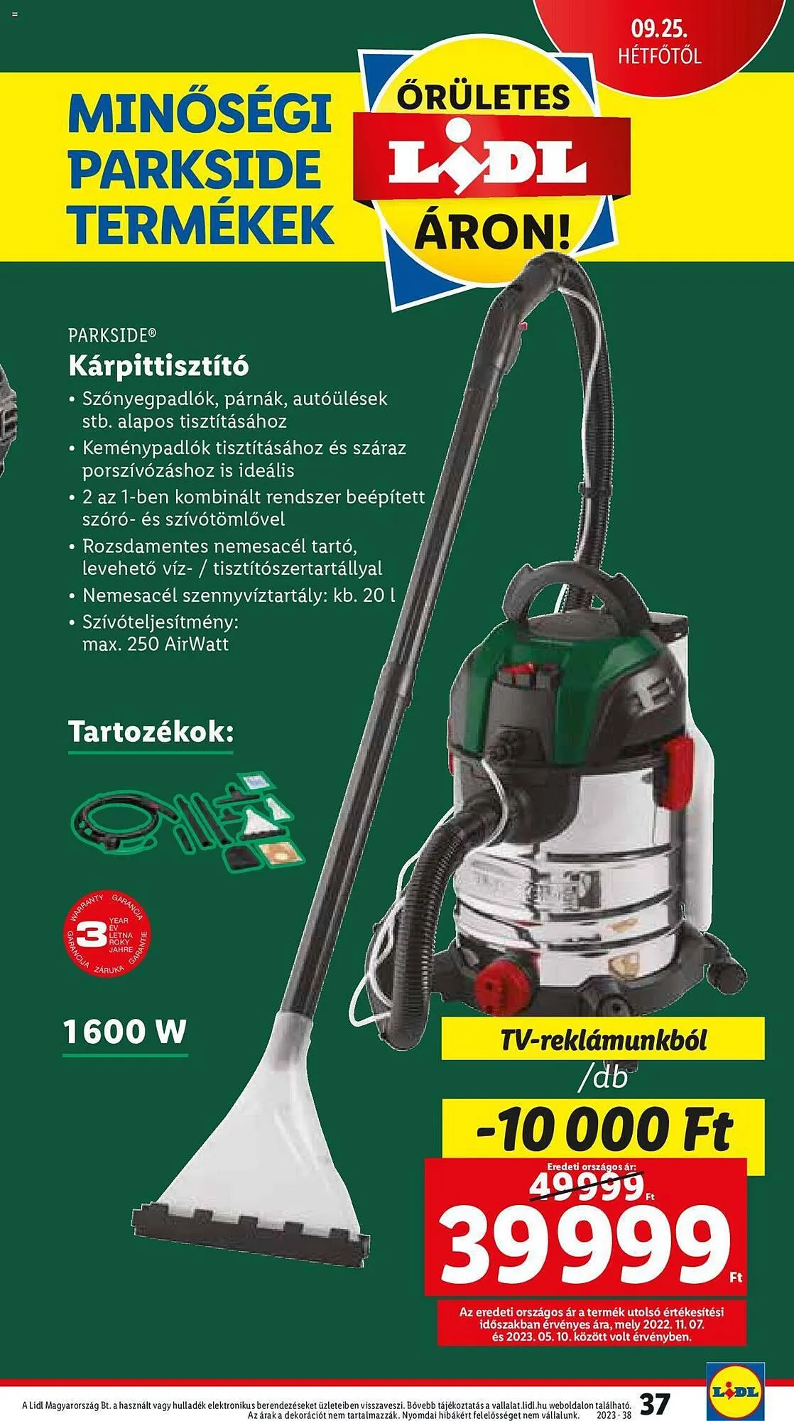 Katalógus Lidl akciós újság szeptember 21.-tól szeptember 27.-ig 2023. - Oldal 37