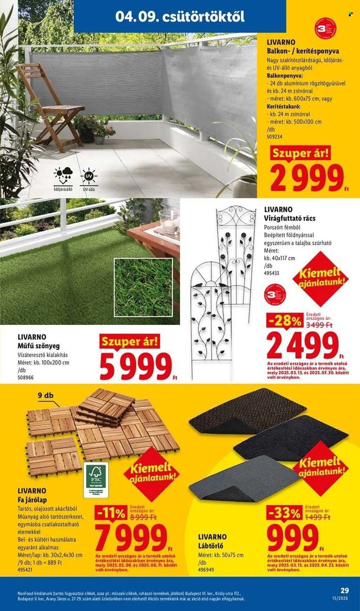 Katalógus Lidl akciós újság április 9.-tól április 15.-ig 2026. - Oldal 29