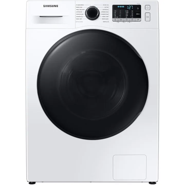 Samsung WD90TA046BE/LE Mosó-és szárítógép, Mosás 9 kg, Szárítás 6 kg, 1400 ford/perc, Eco Bubble, Bubble Soak, Steam, Airwash, Digital Inverter Motor, B energiaosztály, Fehér