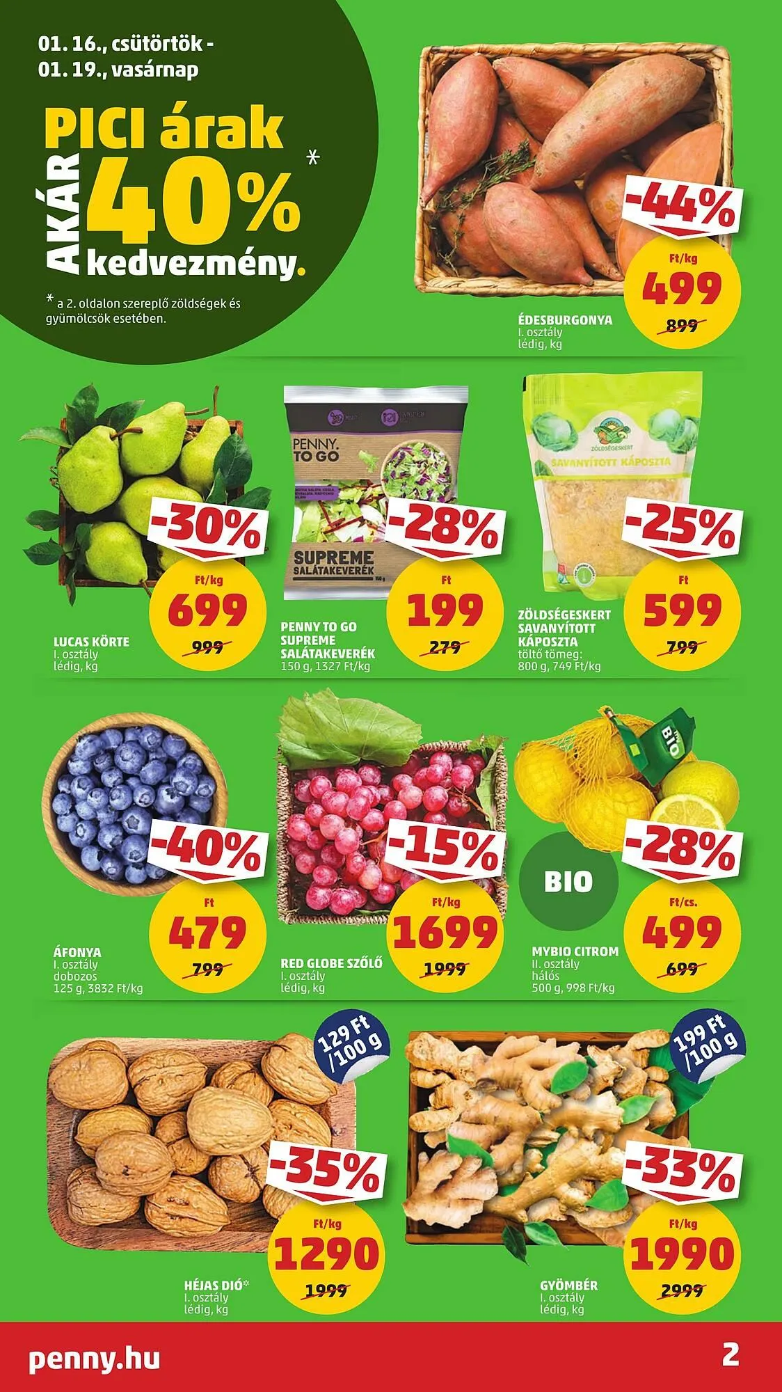 Katalógus PENNY akciós újság január 16.-tól január 22.-ig 2025. - Oldal 2