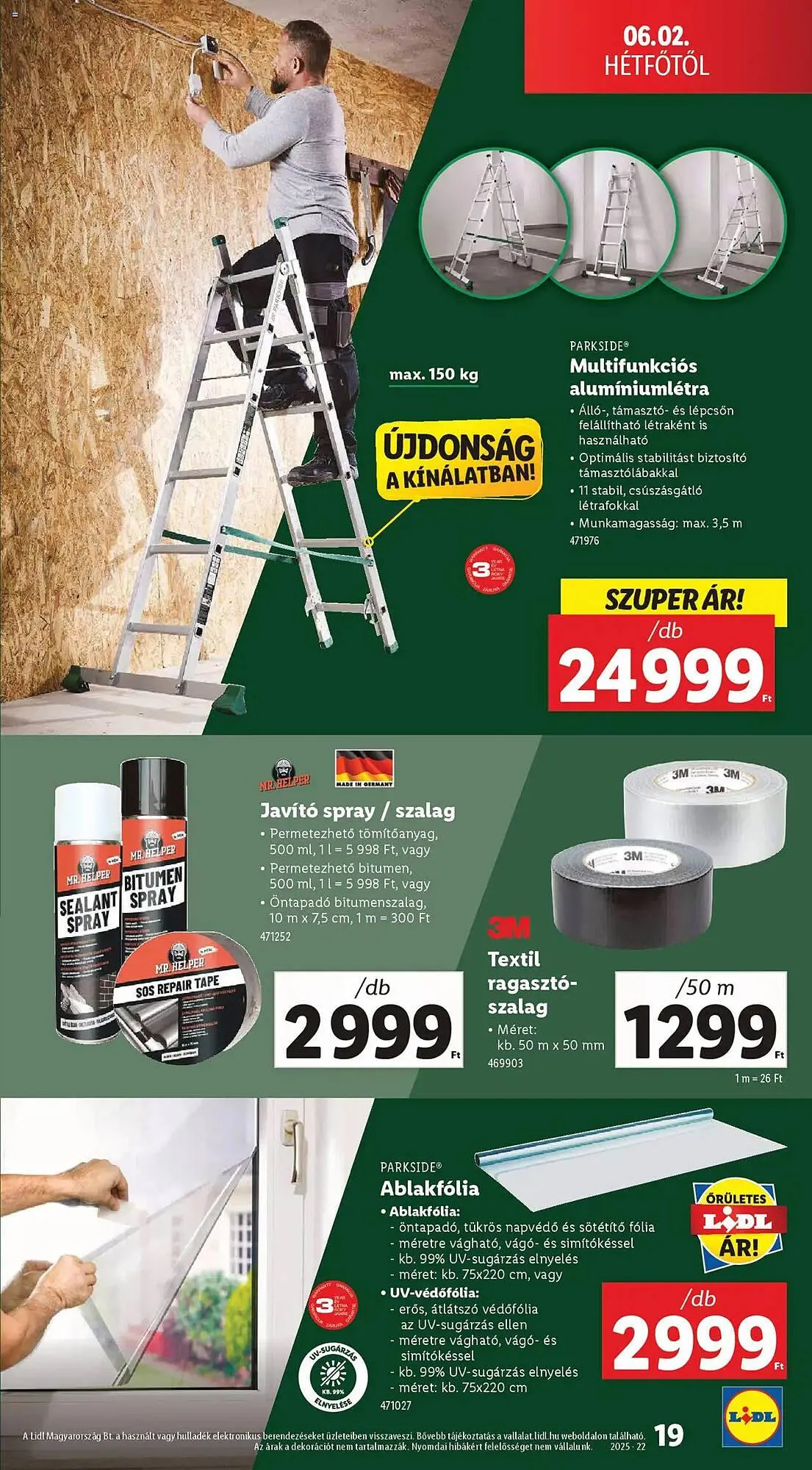 Katalógus Lidl akciós újság május 29.-tól június 4.-ig 2025. - Oldal 61