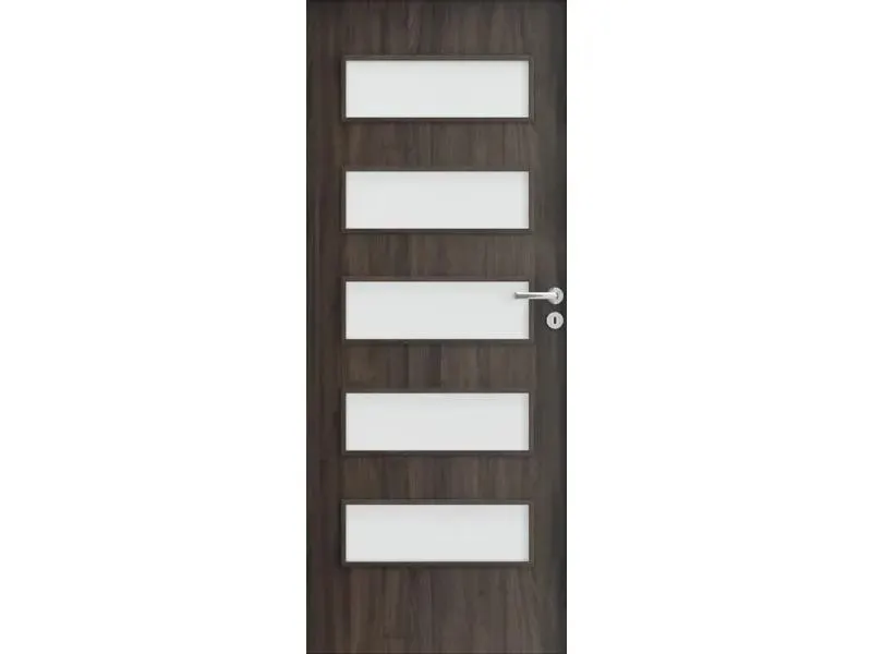 PORTA FIT G.5 - beltéri ajtólap 75x210 (sötét tölgy-bal)