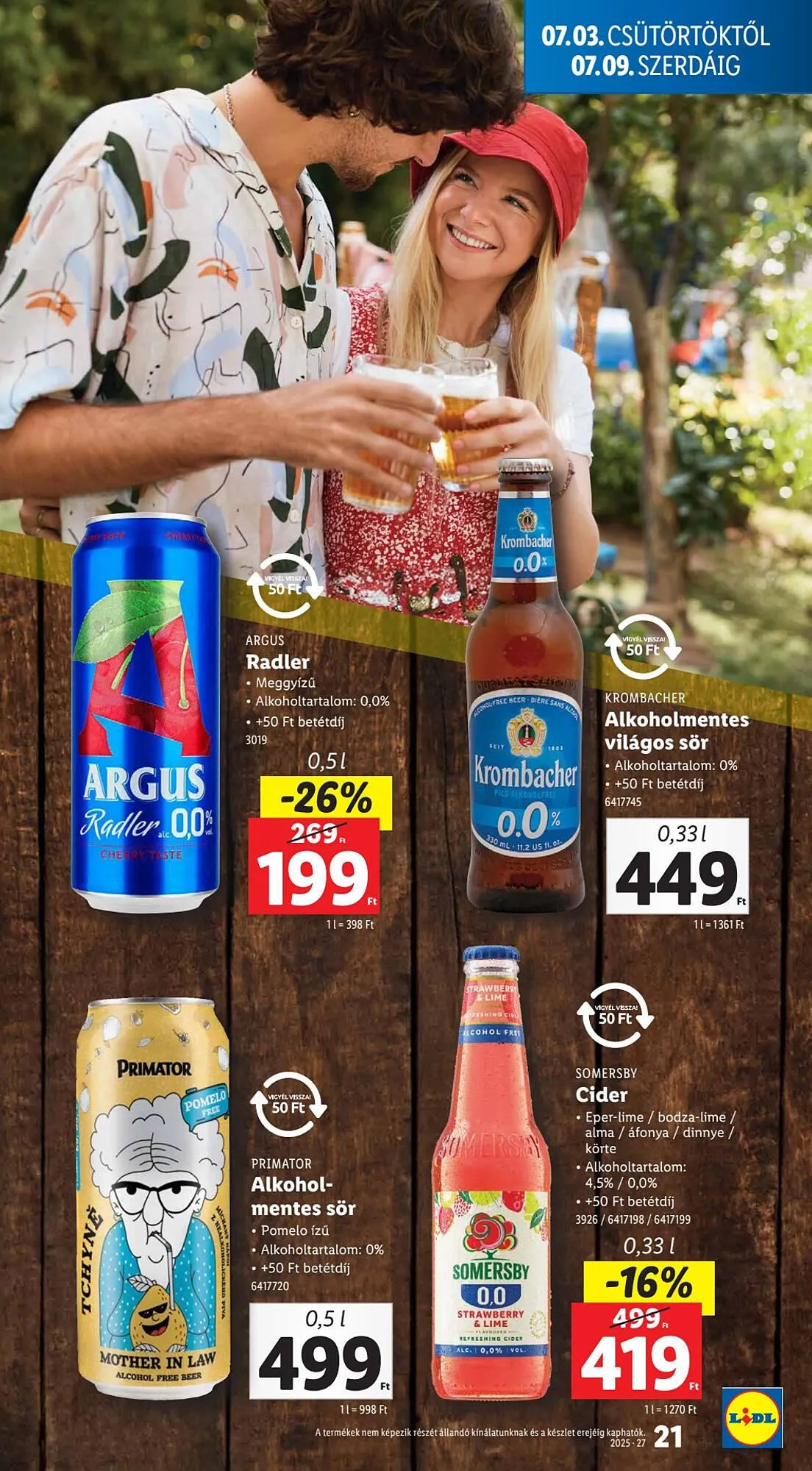 Katalógus Lidl akciós újság július 3.-tól július 9.-ig 2025. - Oldal 21
