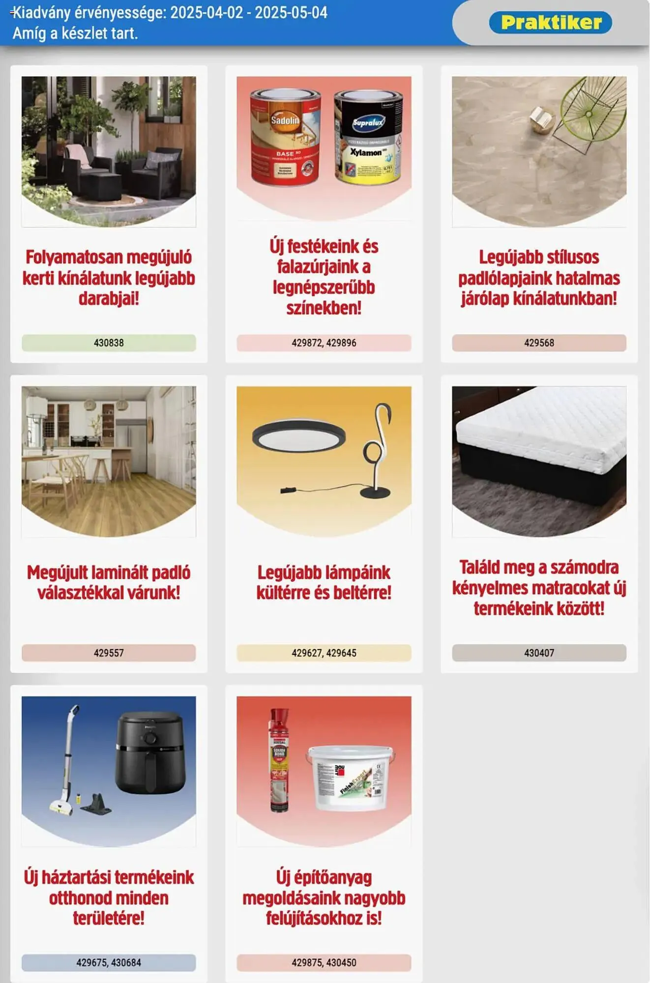 Katalógus Praktiker akciós újság április 2.-tól május 4.-ig 2025. - Oldal 3