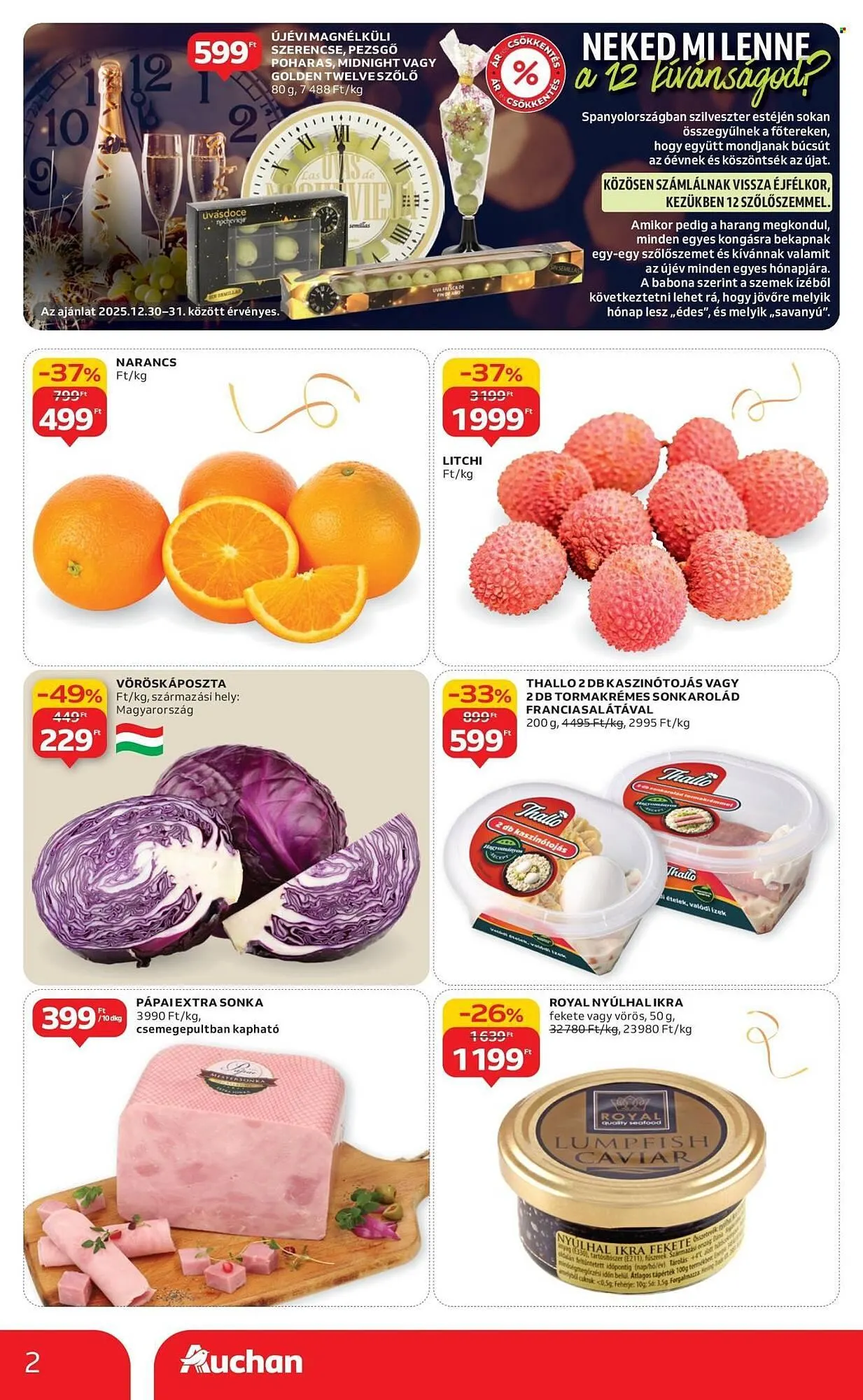 Katalógus Auchan akciós újság december 27.-tól december 31.-ig 2025. - Oldal 2