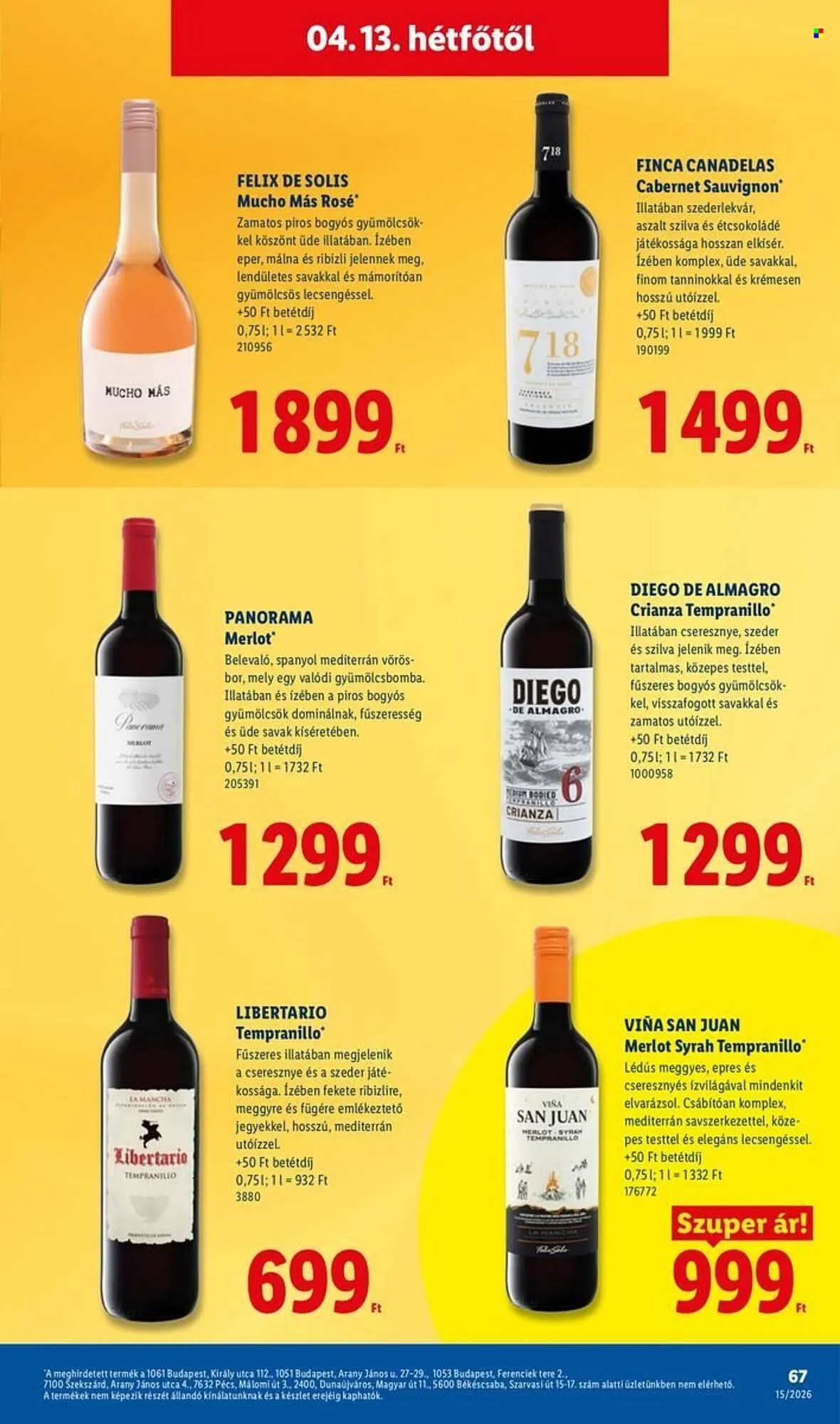 Katalógus Lidl akciós újság április 9.-tól április 15.-ig 2026. - Oldal 67