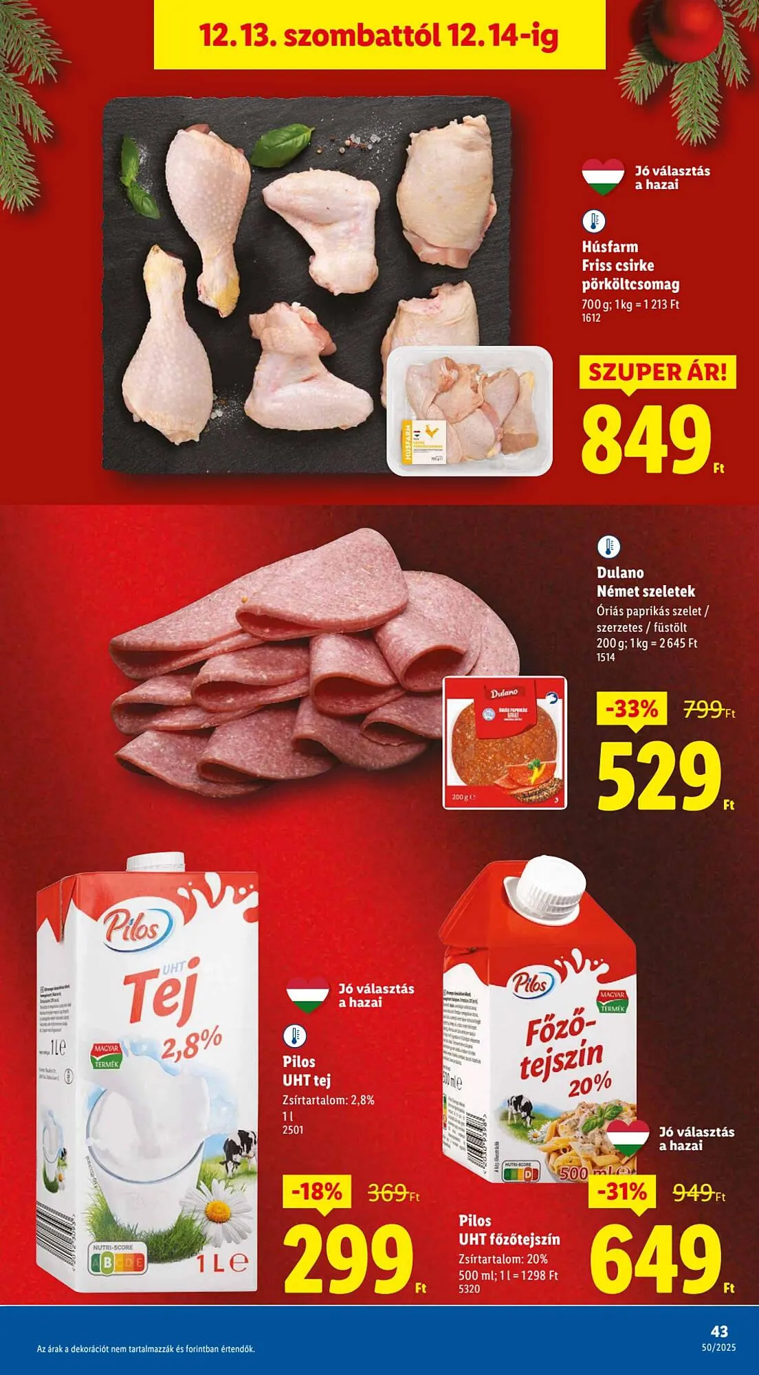 Katalógus Lidl akciós újság december 11.-tól december 17.-ig 2025. - Oldal 43