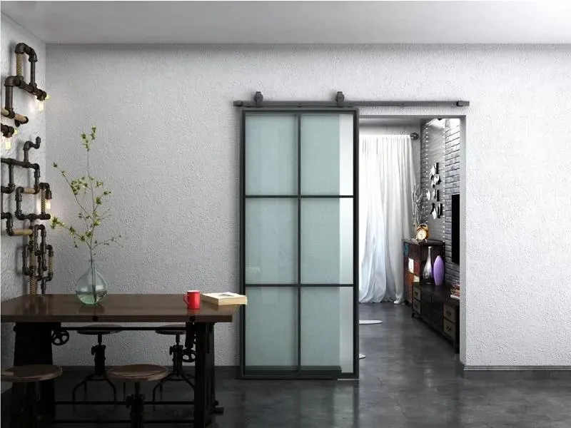 TSD01 - üveg tolóajtószett (savmart, 220x95cm)