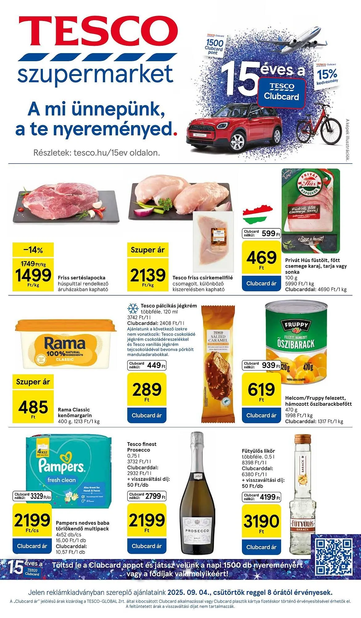 Katalógus Tesco akciós újság szeptember 4.-tól szeptember 10.-ig 2025. - Oldal 1