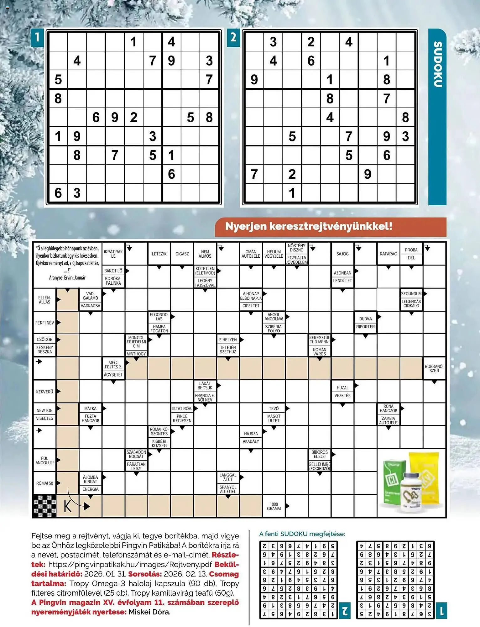 Katalógus Pingvin Patika akciós újság január 1.-tól január 31.-ig 2026. - Oldal 27