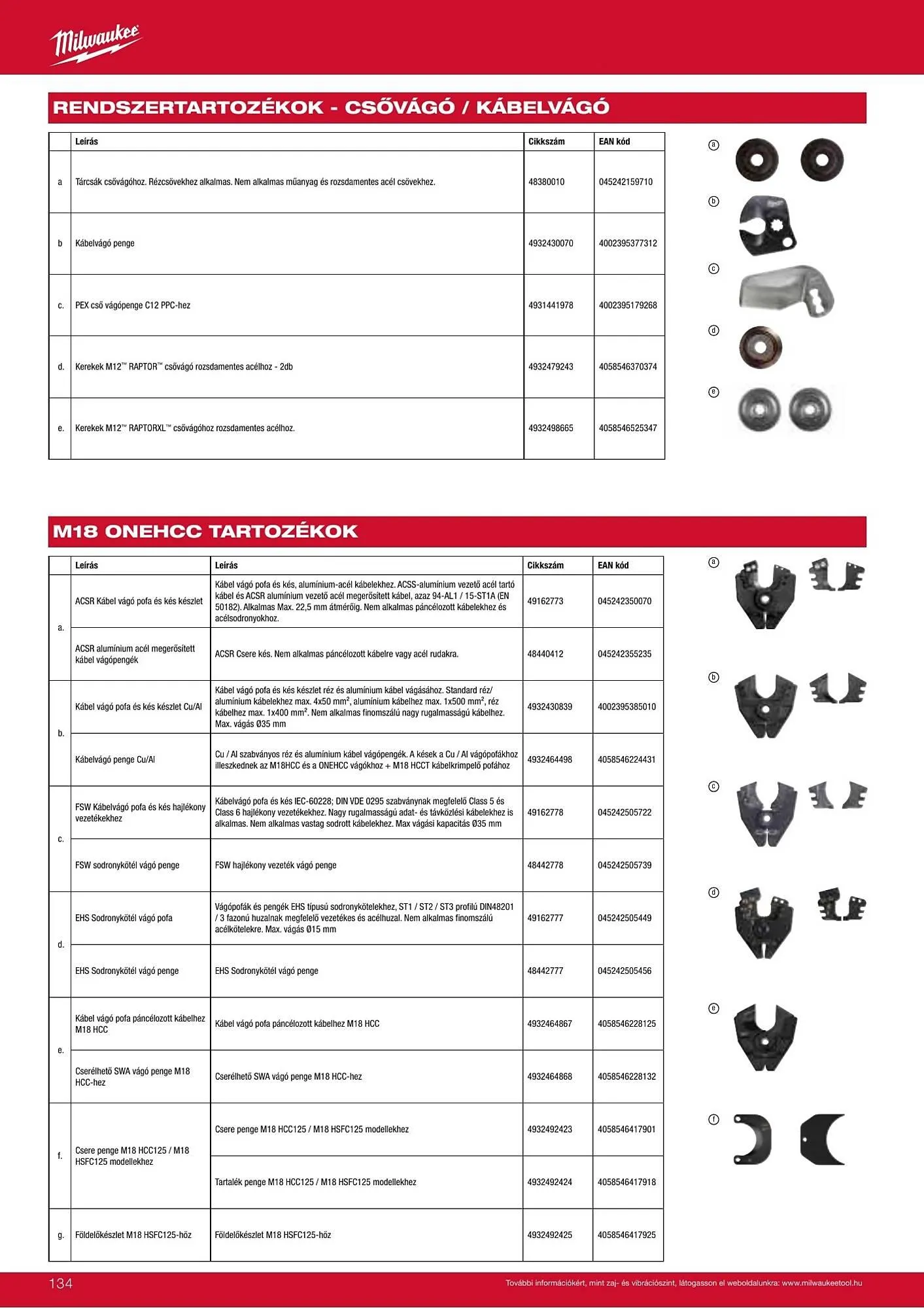 Katalógus Milwaukee akciós újság szeptember 16.-tól december 31.-ig 2026. - Oldal 134
