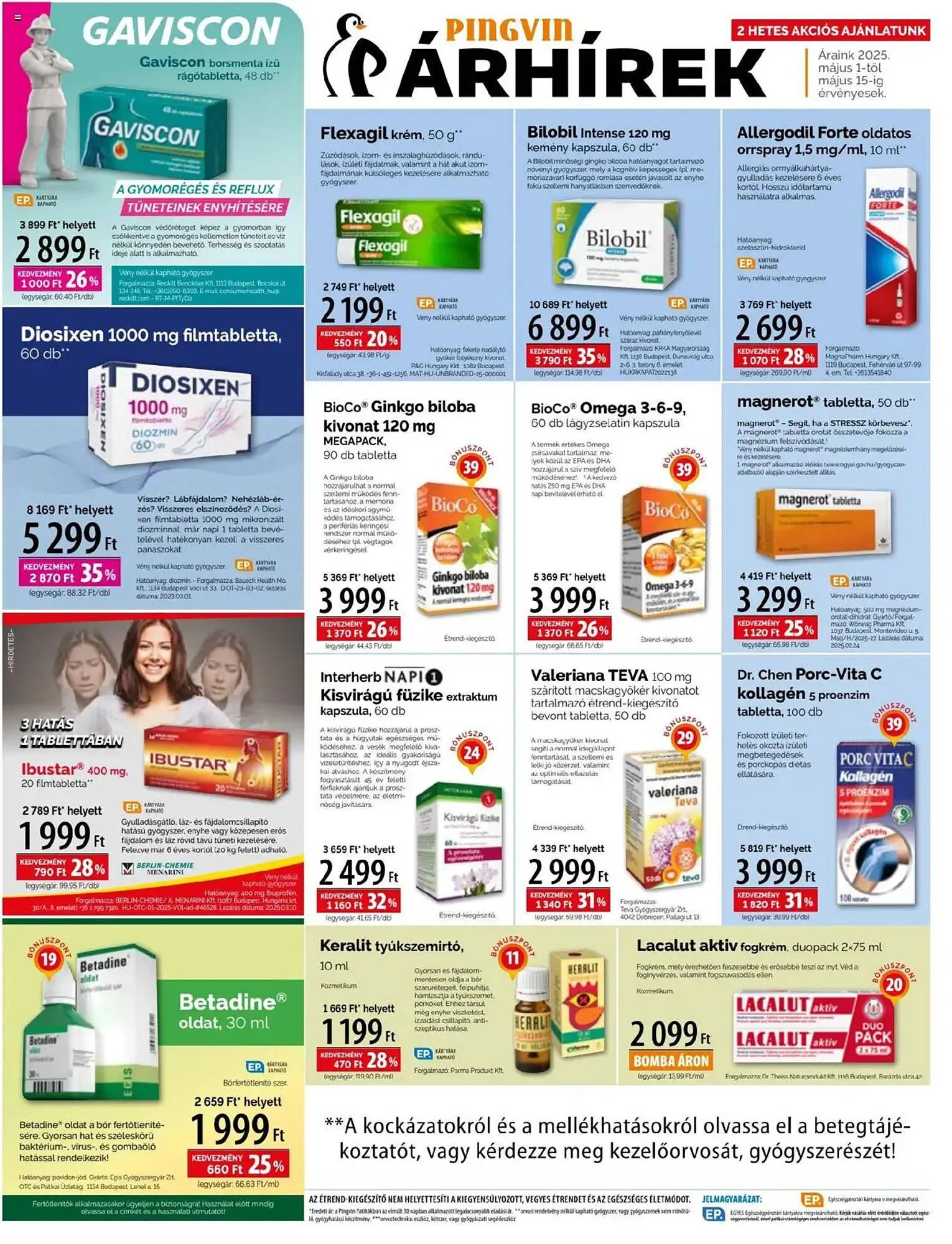 Katalógus Pingvin Patika akciós újság május 1.-tól május 15.-ig 2025. - Oldal 2