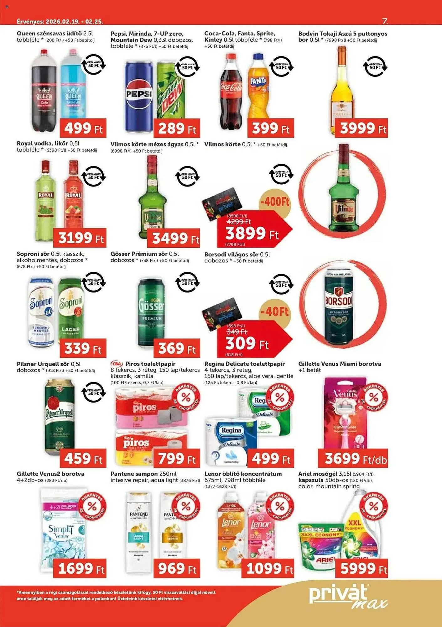 Katalógus PRIVÁT akciós újság február 19.-tól február 25.-ig 2026. - Oldal 7