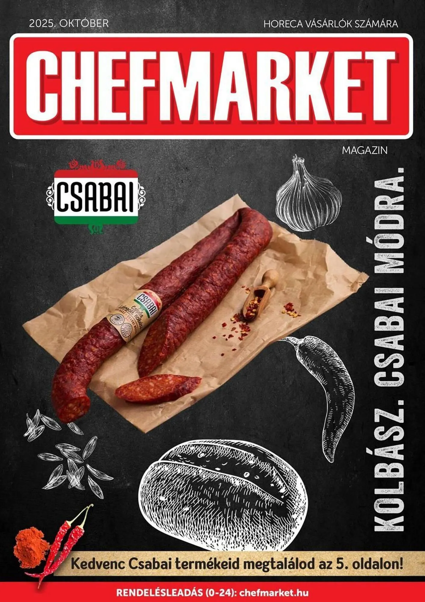 Katalógus Chef Market akciós újság október 1.-tól október 31.-ig 2025. - Oldal 1