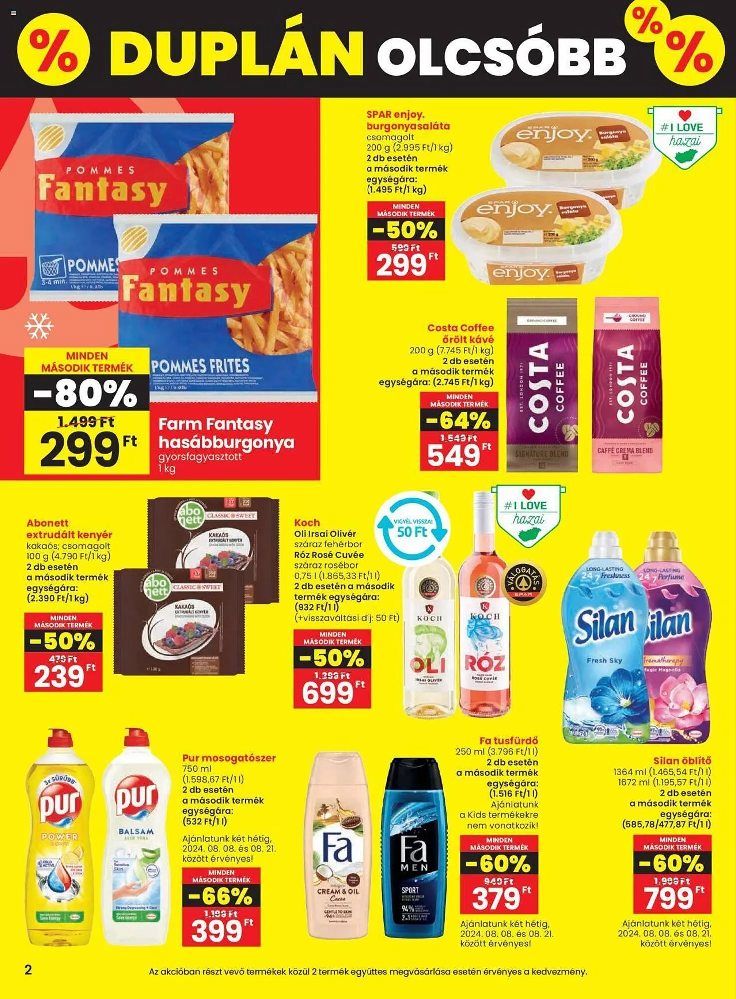 Katalógus Spar akciós újság augusztus 8.-tól augusztus 8.-ig 2024. - Oldal 2