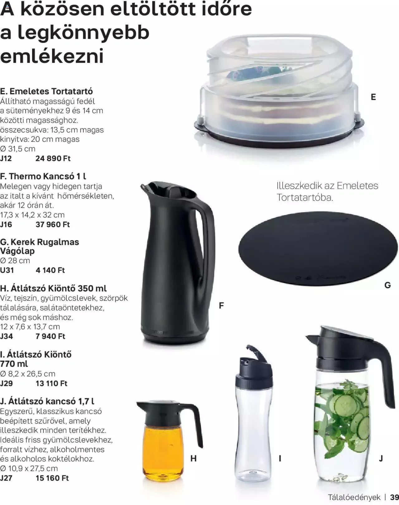 Katalógus Tupperware - Őszi & Téli Katalógus 2023/24 szeptember 1.-tól december 31.-ig 2023. - Oldal 39