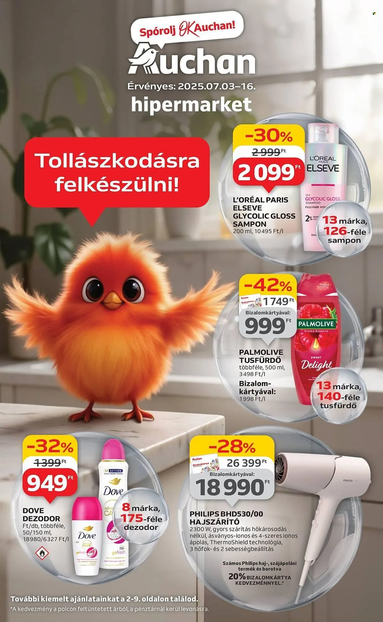 Katalógus Auchan akciós újság július 3.-tól július 16.-ig 2025. - Oldal 1