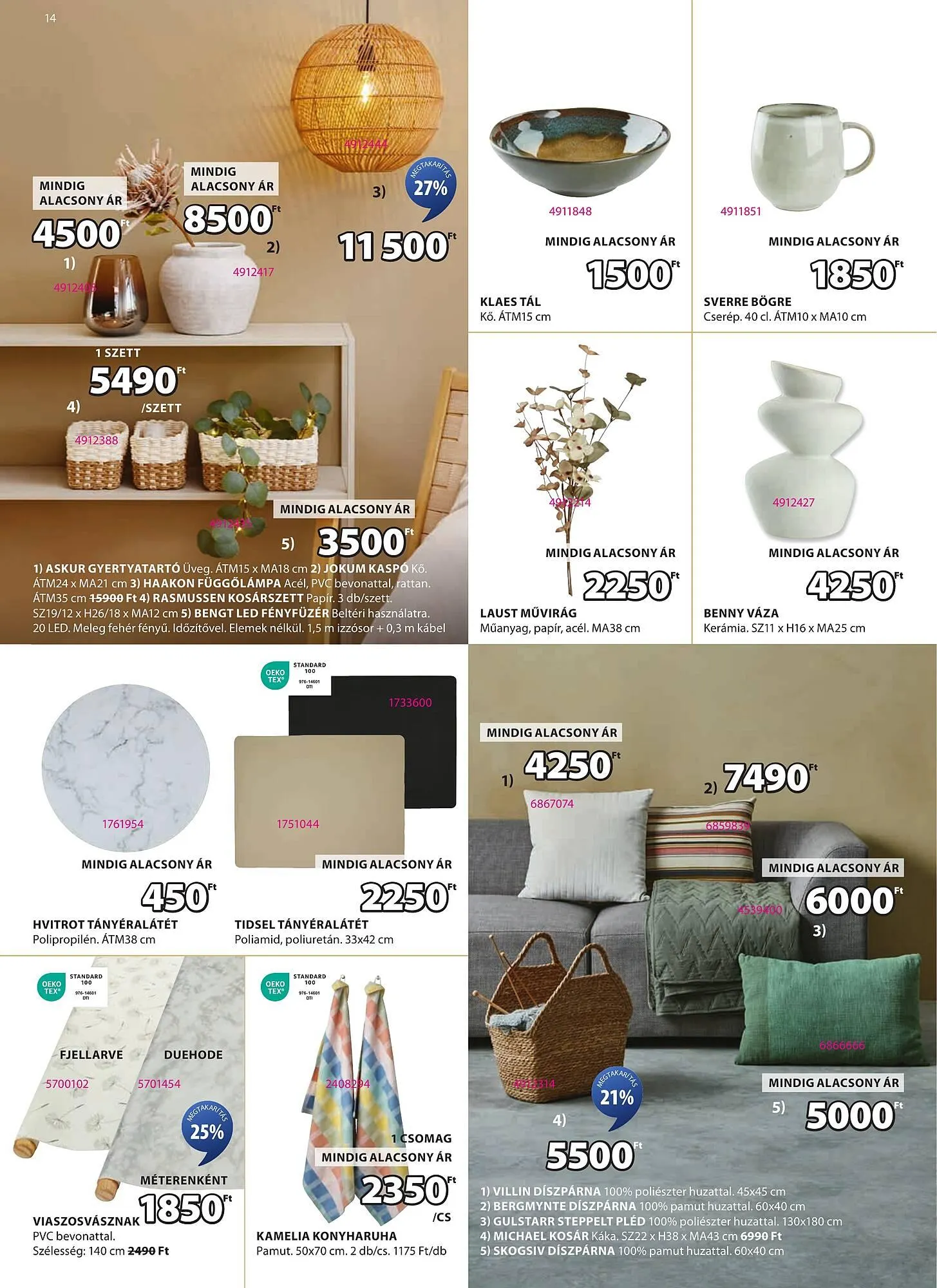 Katalógus JYSK akciós újság január 1.-tól február 2.-ig 2025. - Oldal 14